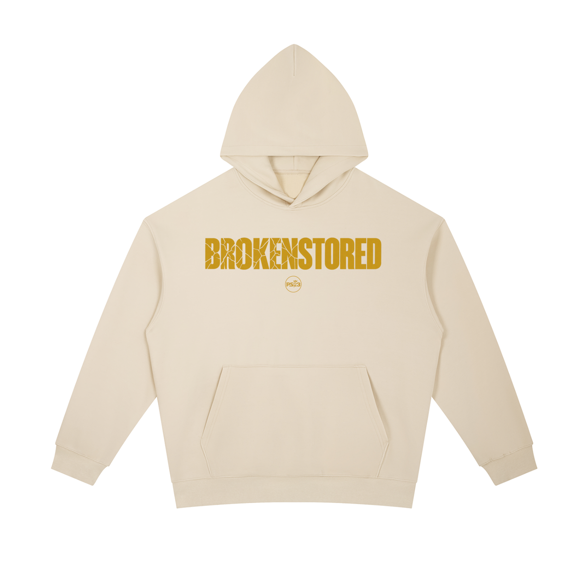 PS23 Brokenstored Gold Essential Heavyweight Hoodie