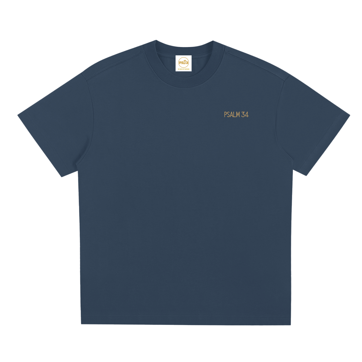 PS23 Embroidery Psalm 34 Sorona Quick-Dry Cooling T-Shirt