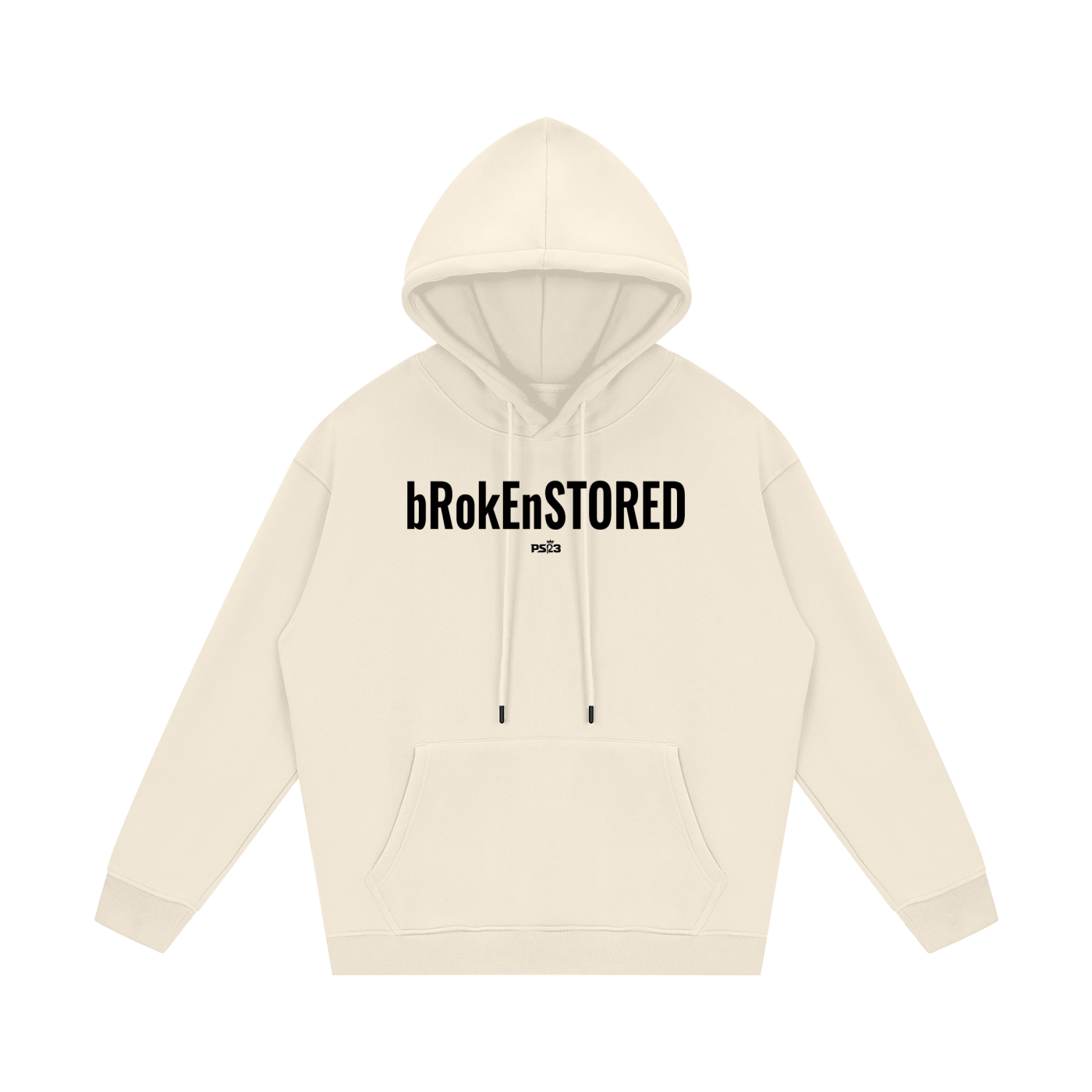 PS23 Brokenstored Streetwear Unisex Fleece Hoodie