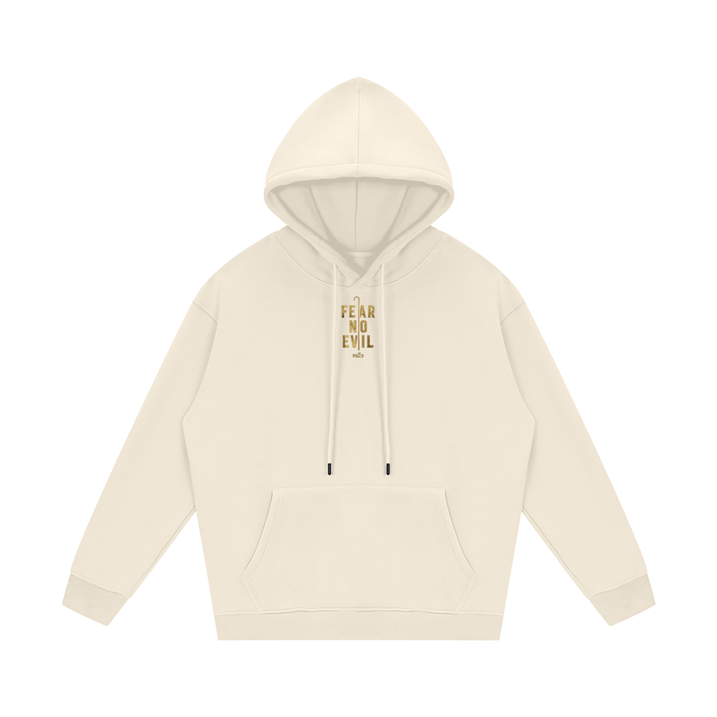 PS23 Fear no evil Streetwear Unisex Fleece Hoodie