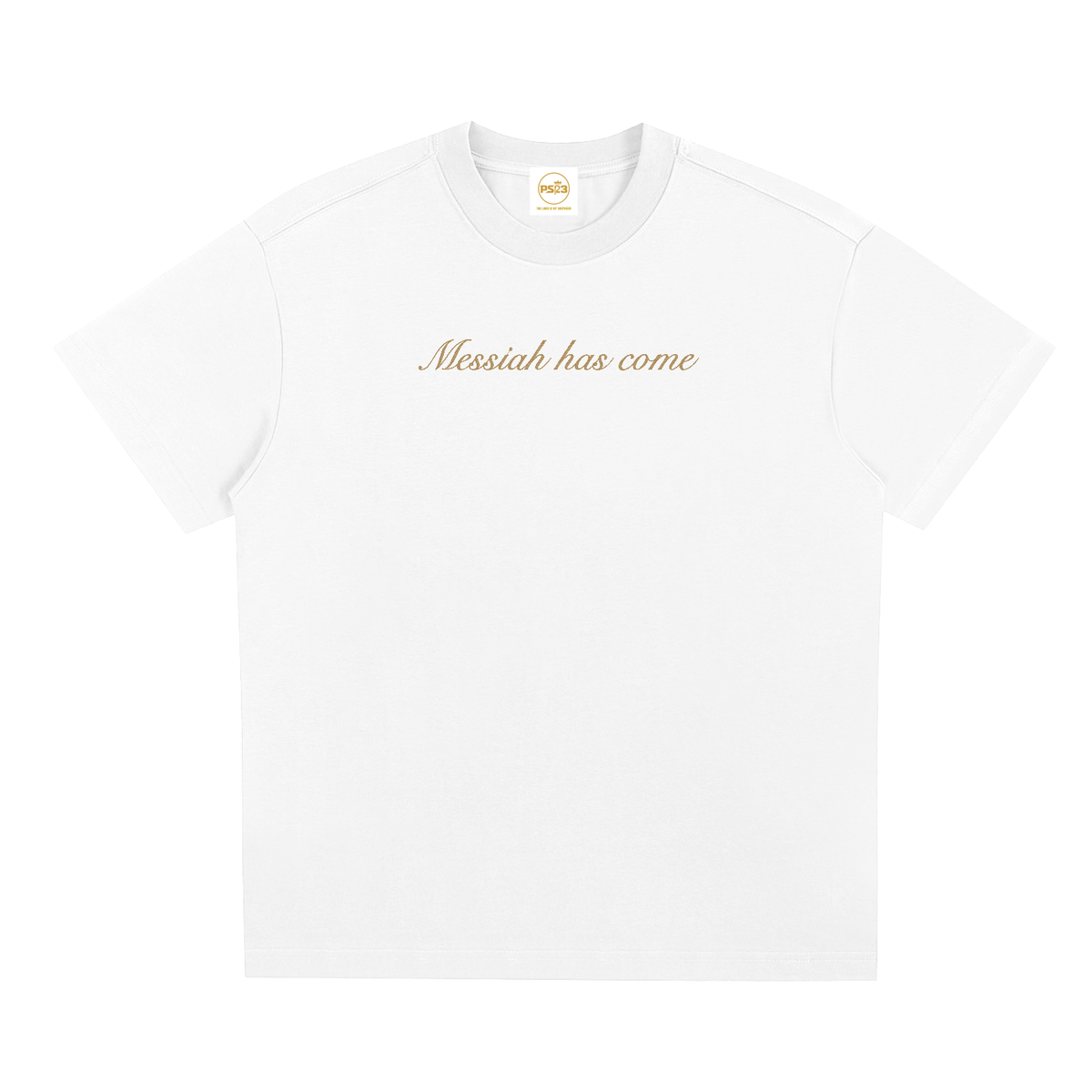 PS23 Embroidery Messiah has come Sorona Quick-Dry Cooling T-Shirt