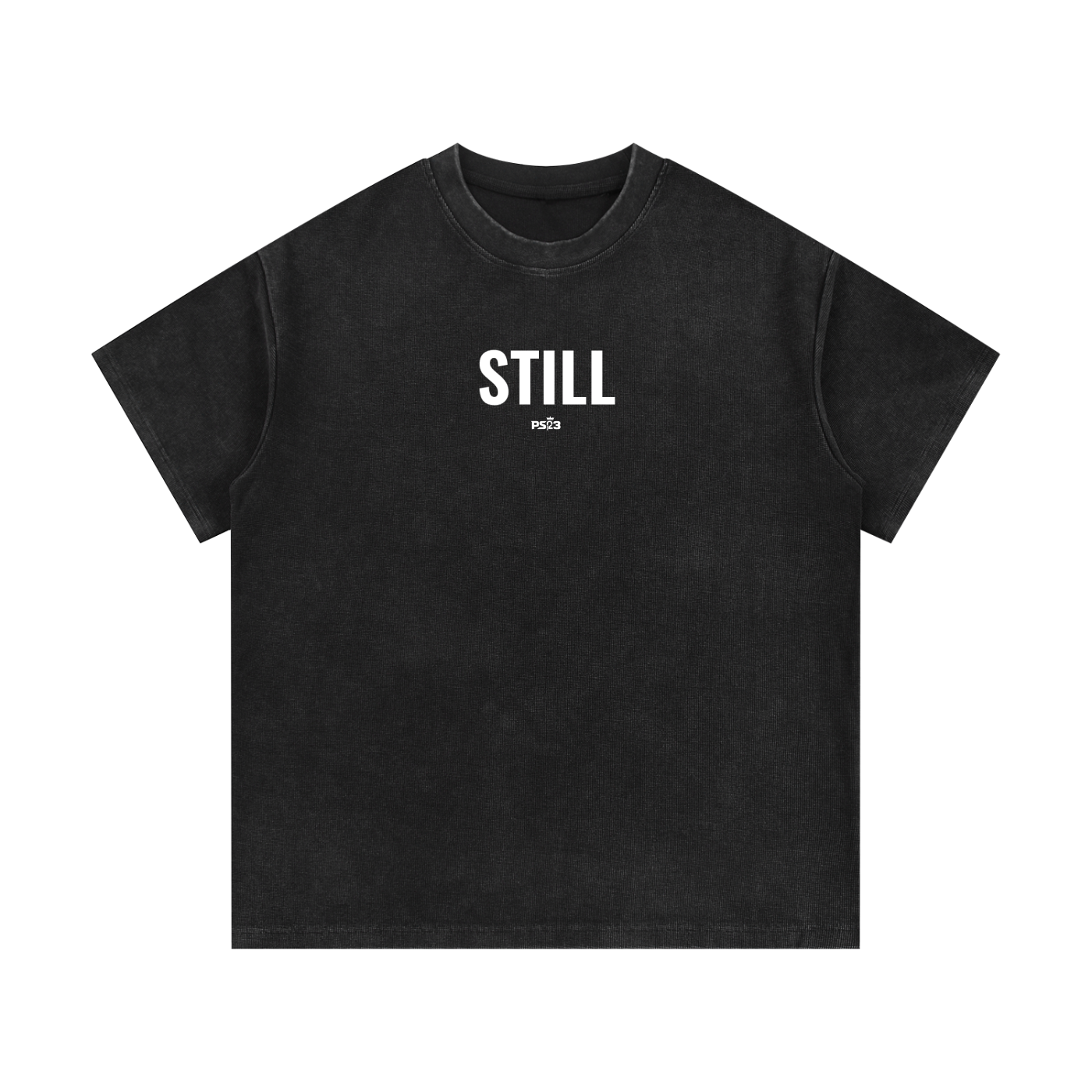 PS23 STILL Mineral Wash Waffle Knit T-Shirt