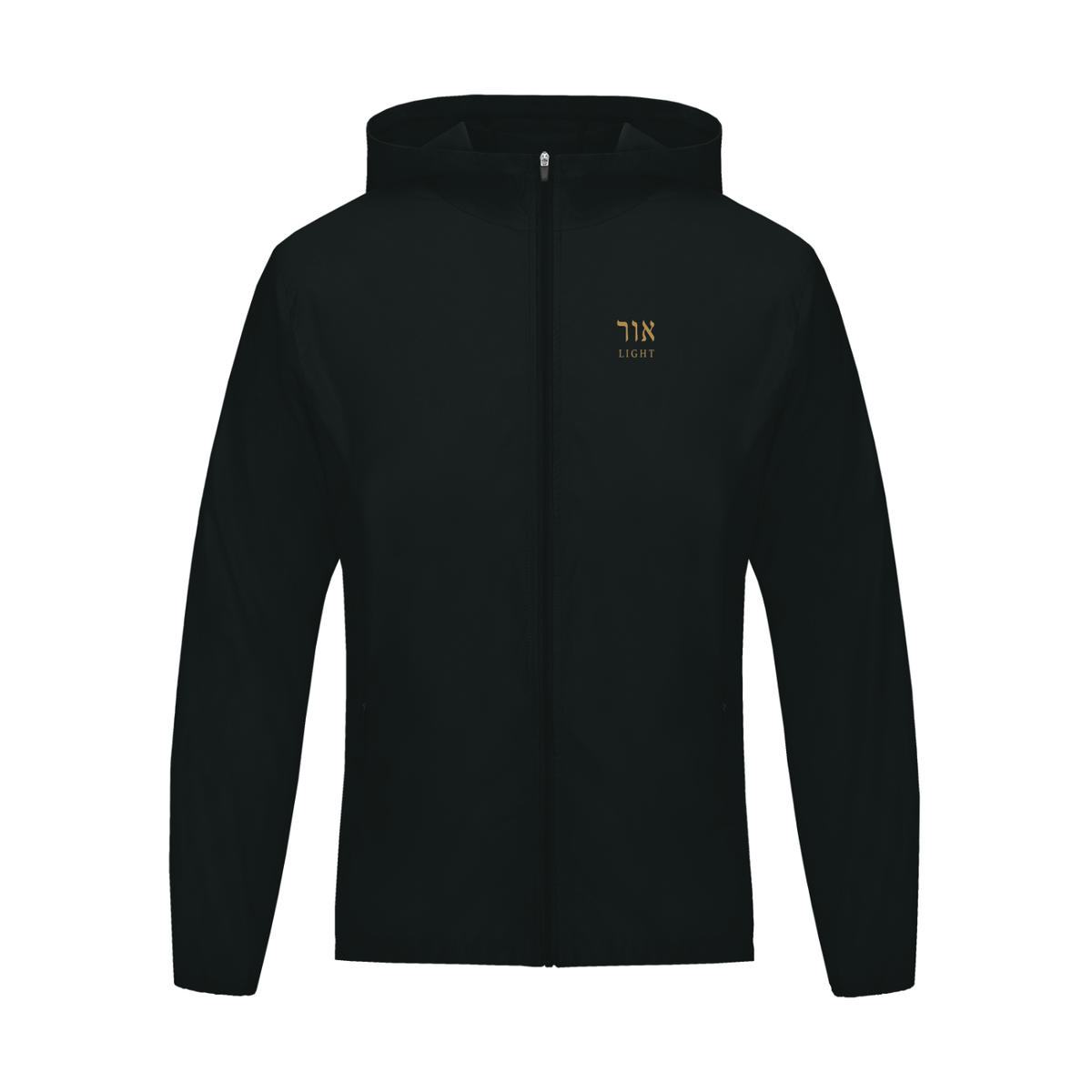 PS23 Hebrew Light Soft Hooded Sports Jacket
