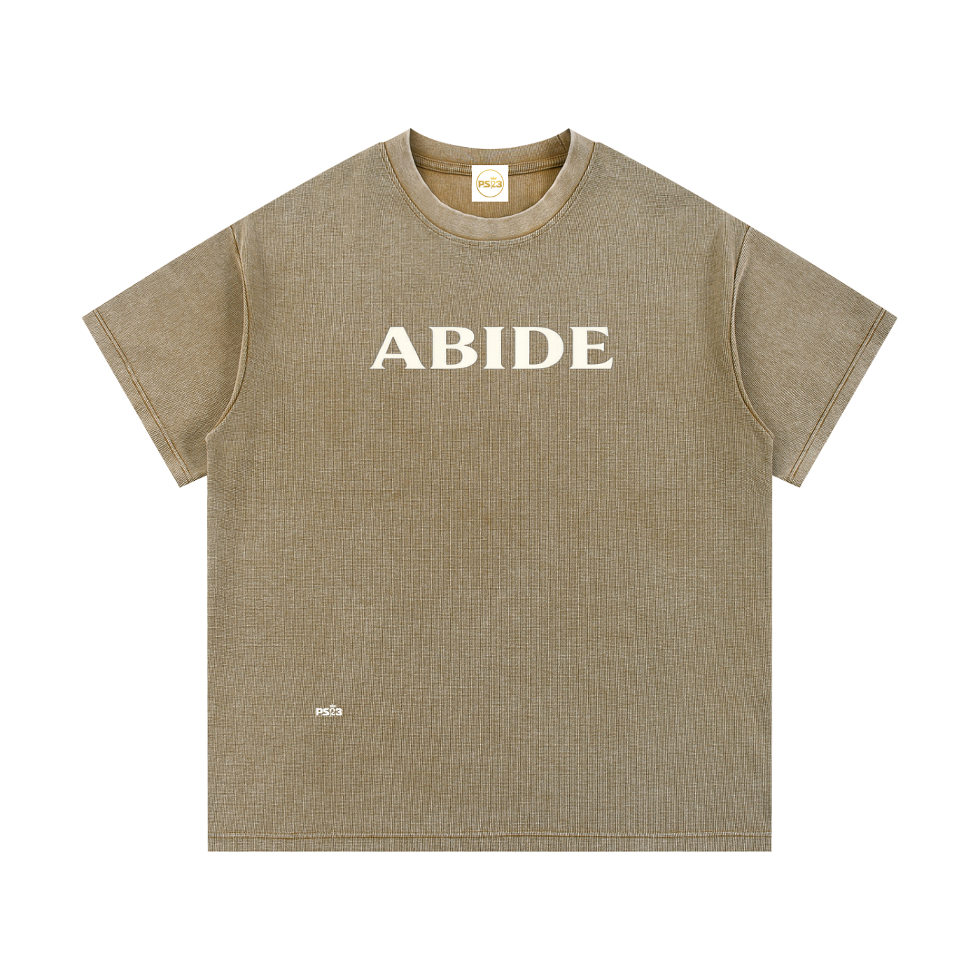PS23 Abide Mineral Wash Waffle Knit T-Shirt