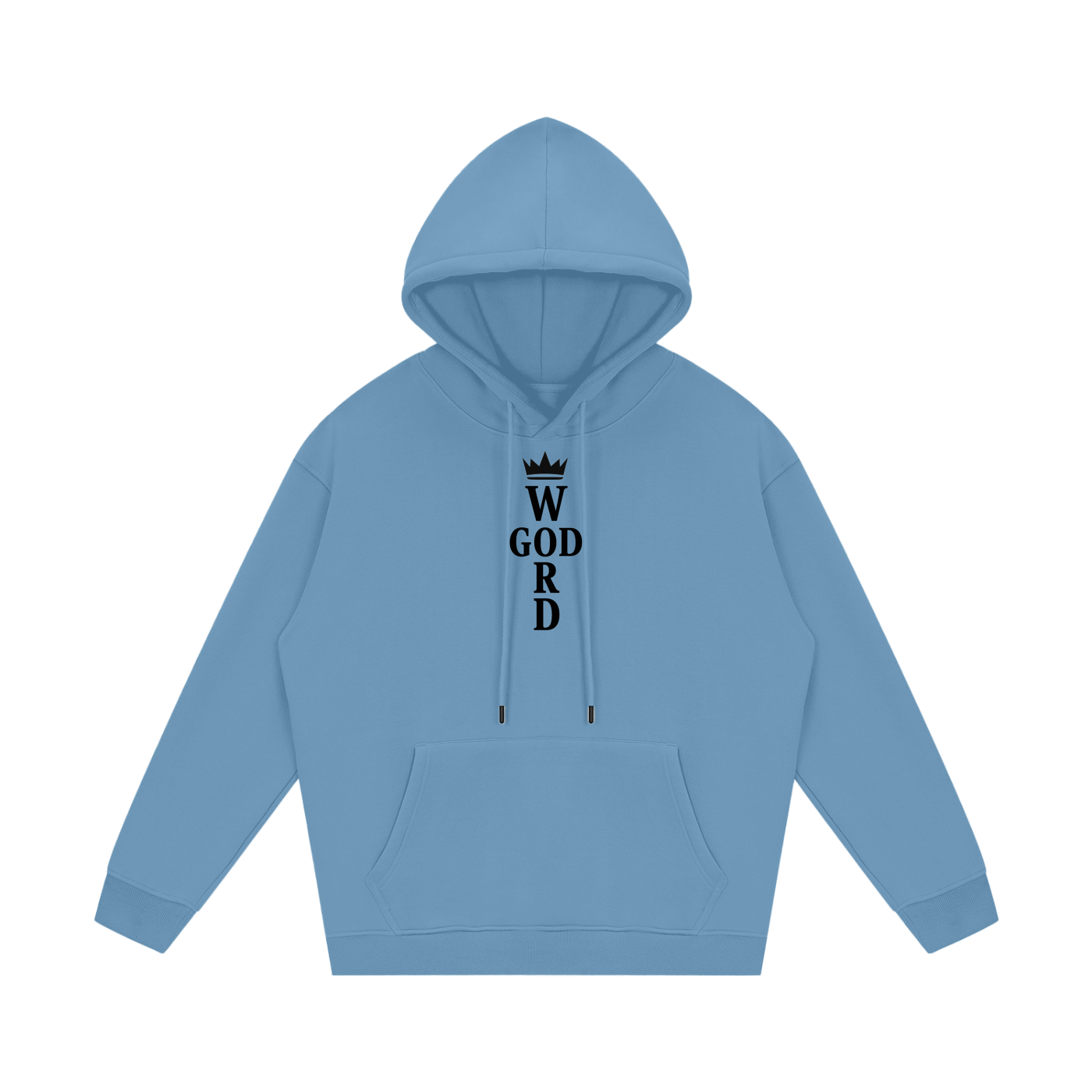 PS23 God Word Black Ink Streetwear Unisex Fleece Hoodie