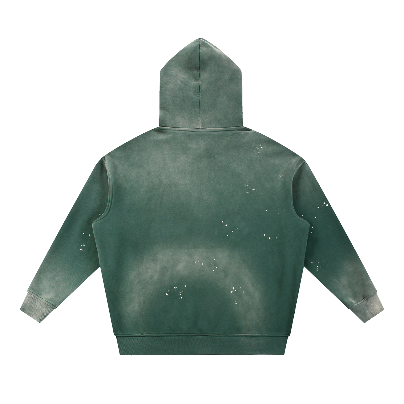 PS23 Hebrew Psalm 23:1 Vintage Washed Frayed Fleece Hoodie