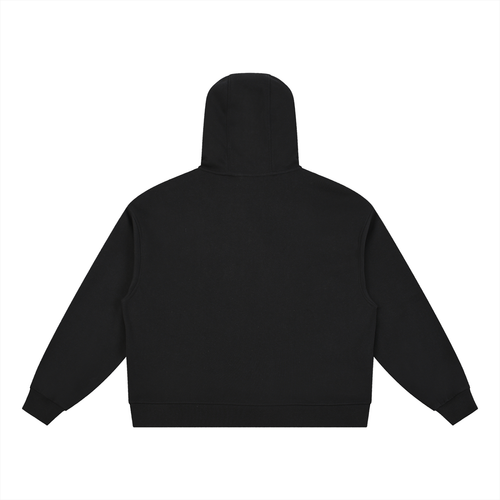 PS23 Fear no evil Boxy Button Placket Hoodie