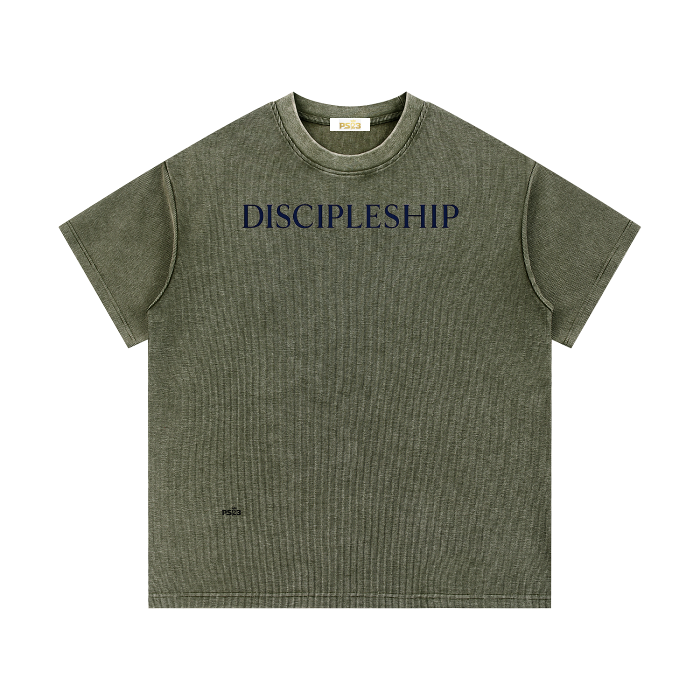PS23 Discipleship Mineral Wash Waffle Knit T-Shirt
