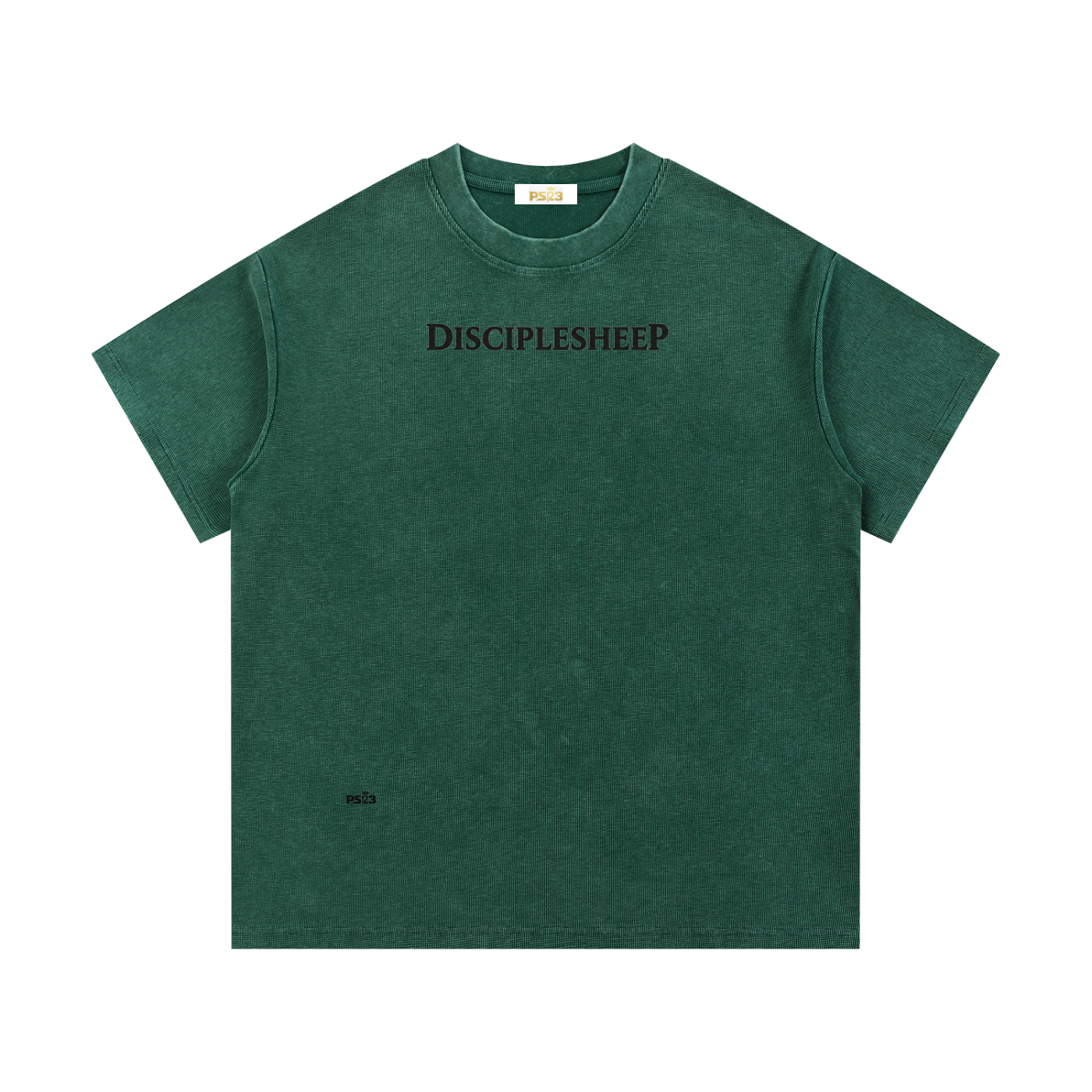 PS23 DisciplesheeP Mineral Wash Waffle Knit T-Shirt
