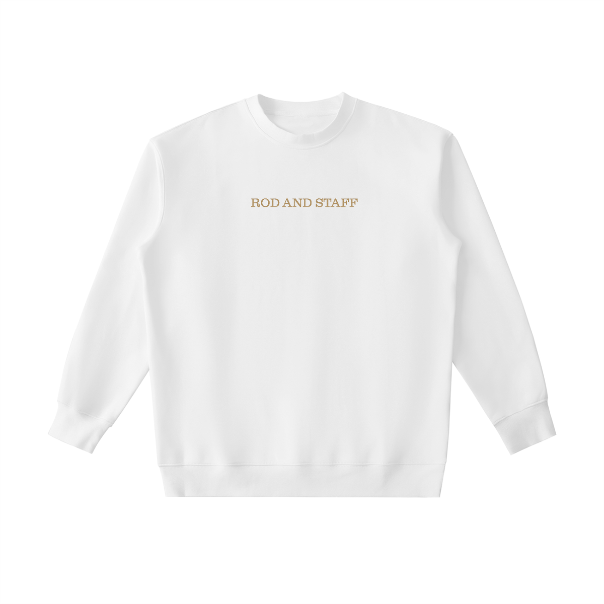 PS23 Embroidery Rod and staff Essential Heavyweight Crewneck Sweatshirt