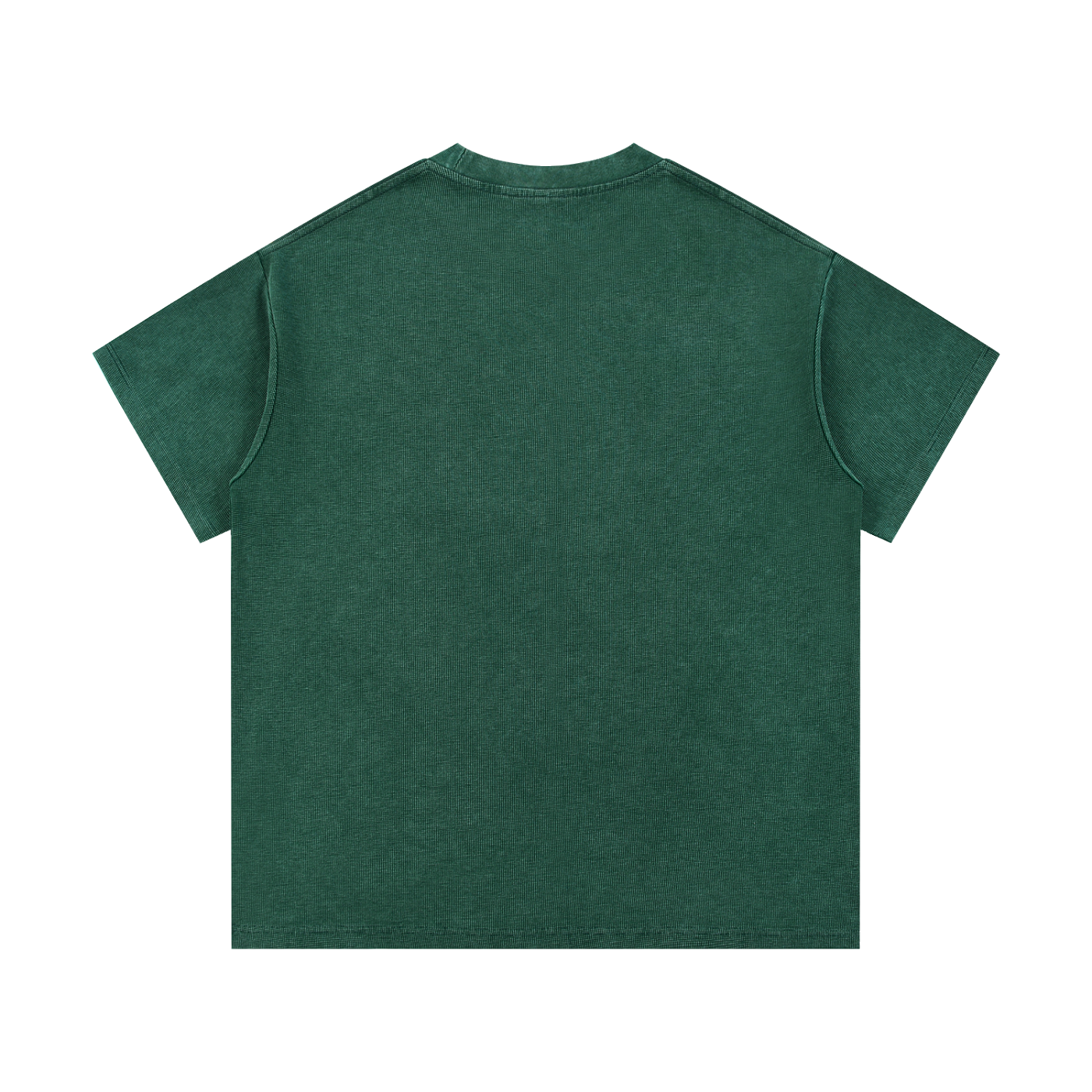 PS23 Bilingual eternal Mineral Wash Waffle Knit T-Shirt