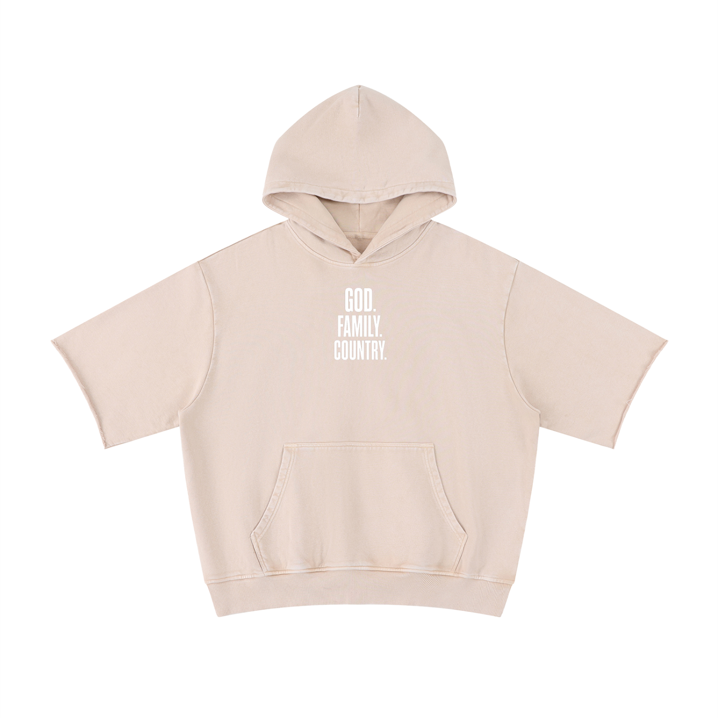 PS23 GFC Unisex Mineral Wash Short Sleeve Hoodie