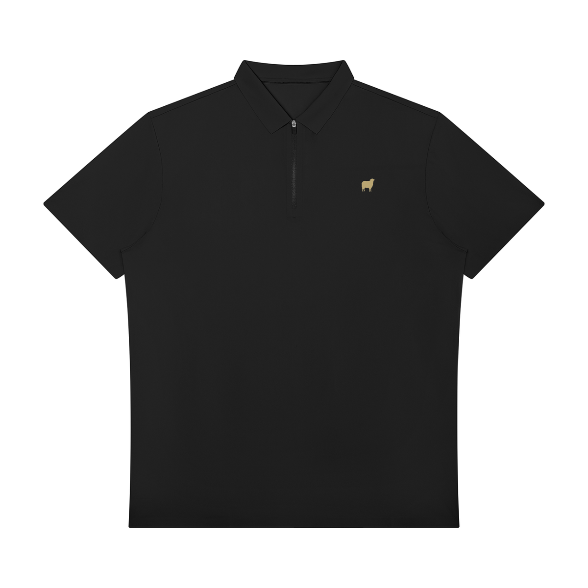 PS23 Sheep Men's Quarter-Zip Performance Polo Shirt
