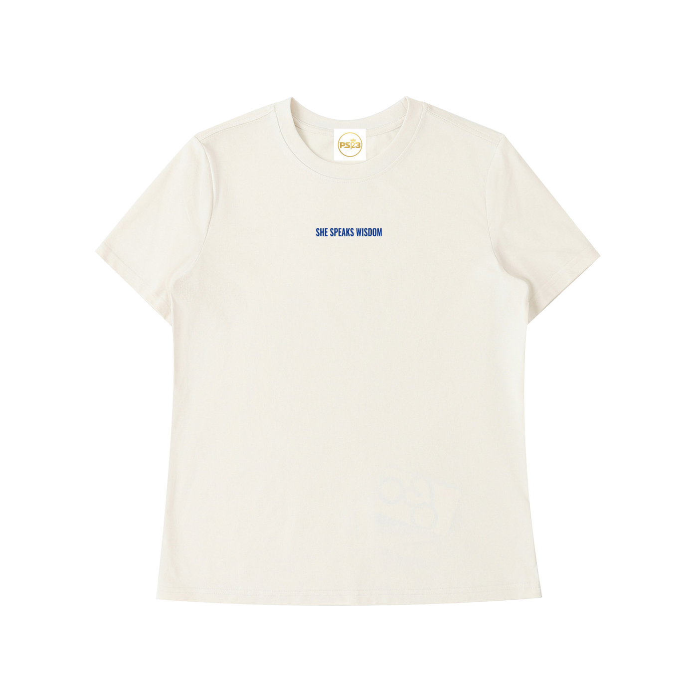 PS23 Women She speaks wisdom Essential Standard Shoulder T-Shirt
