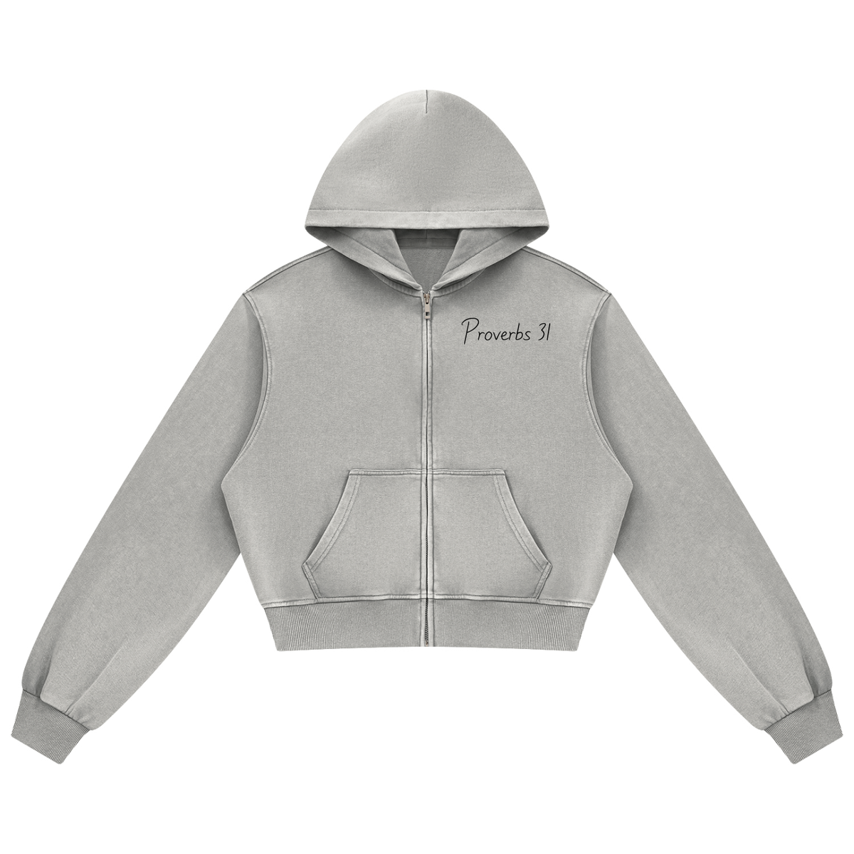 PS23 Proverbs 31 Women's Mineral Wash Full Zip Hoodie
