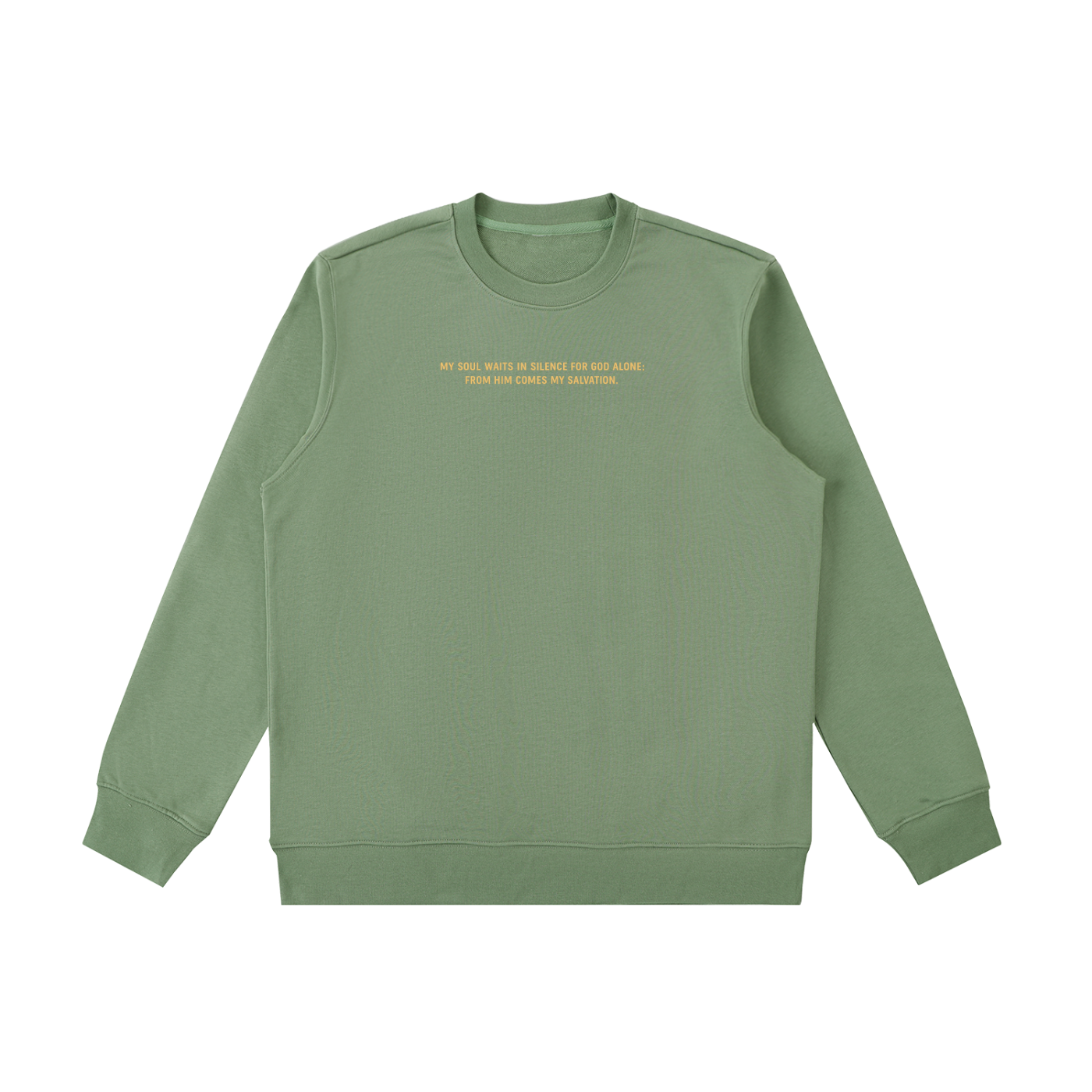 PS23 Psalm 62:1 Essential Heavyweight Crewneck  Sweatshirt