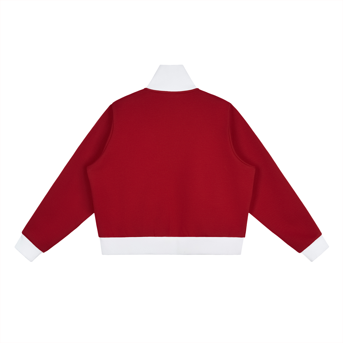 PS23 Hebrew Hope Women Contrast Side Stripe Fleece Cropped Track Jacket