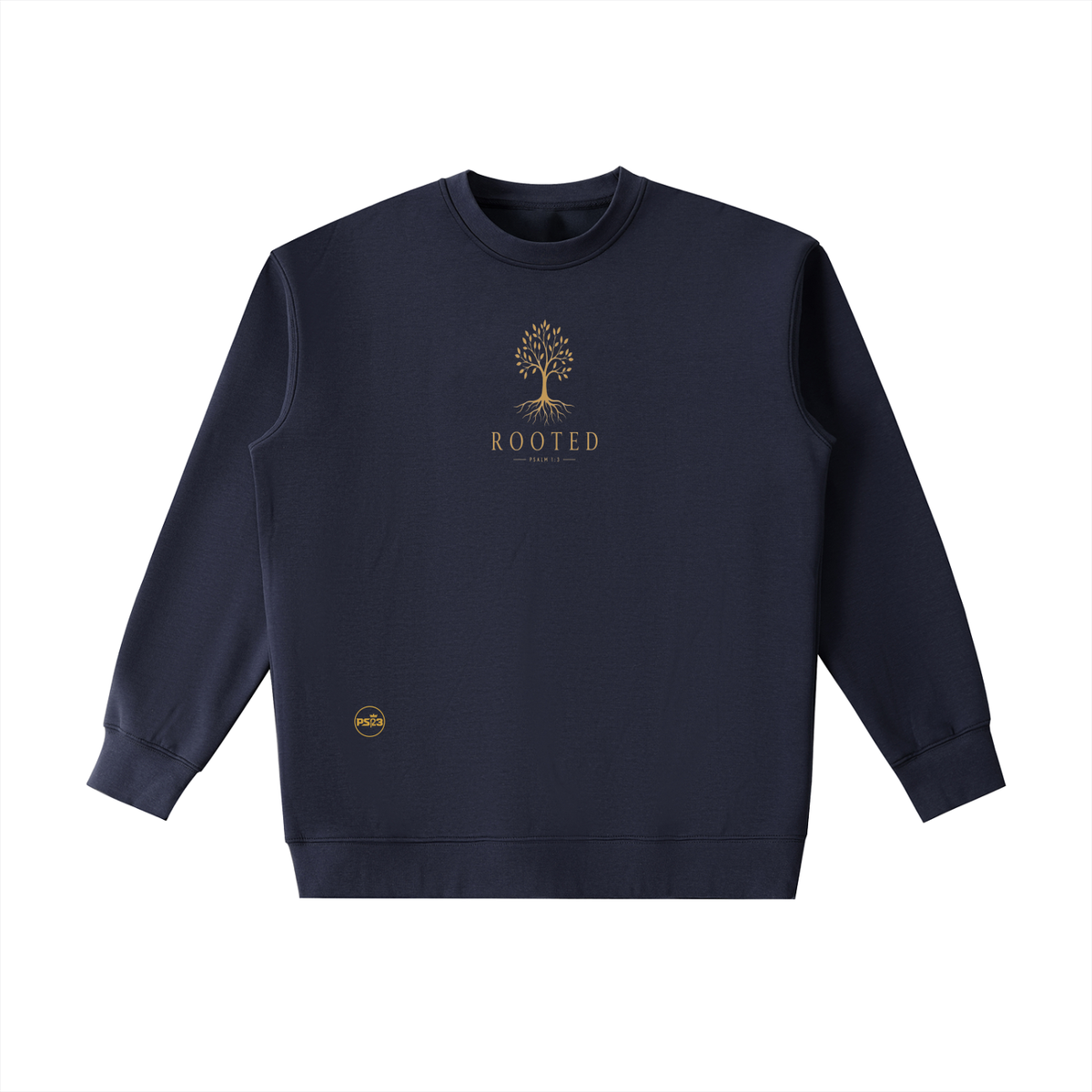 PS23 Rooted Psalm 1:3 Essential Heavyweight Crewneck Sweatshirt