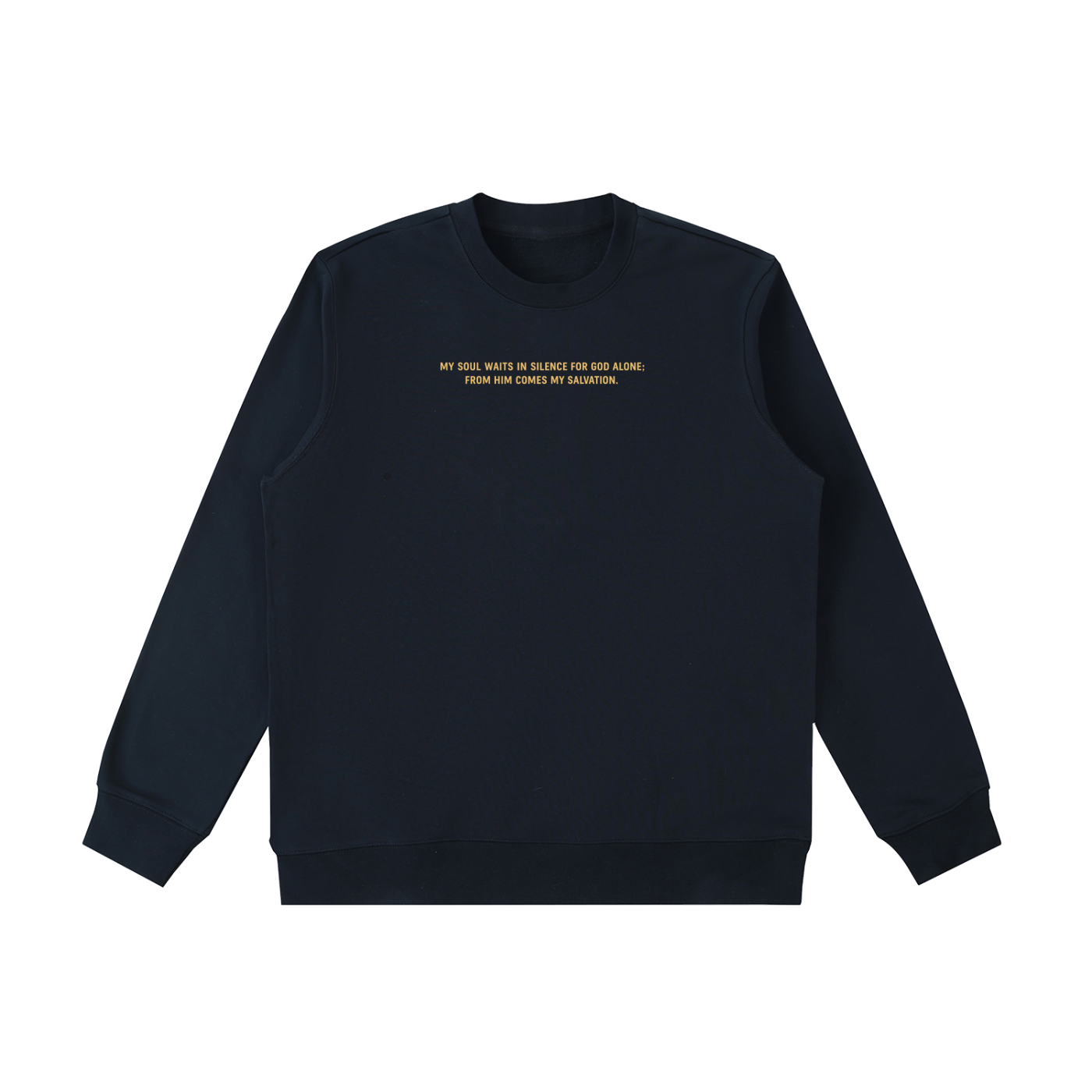 PS23 Psalm 62:1 Essential Heavyweight Crewneck  Sweatshirt