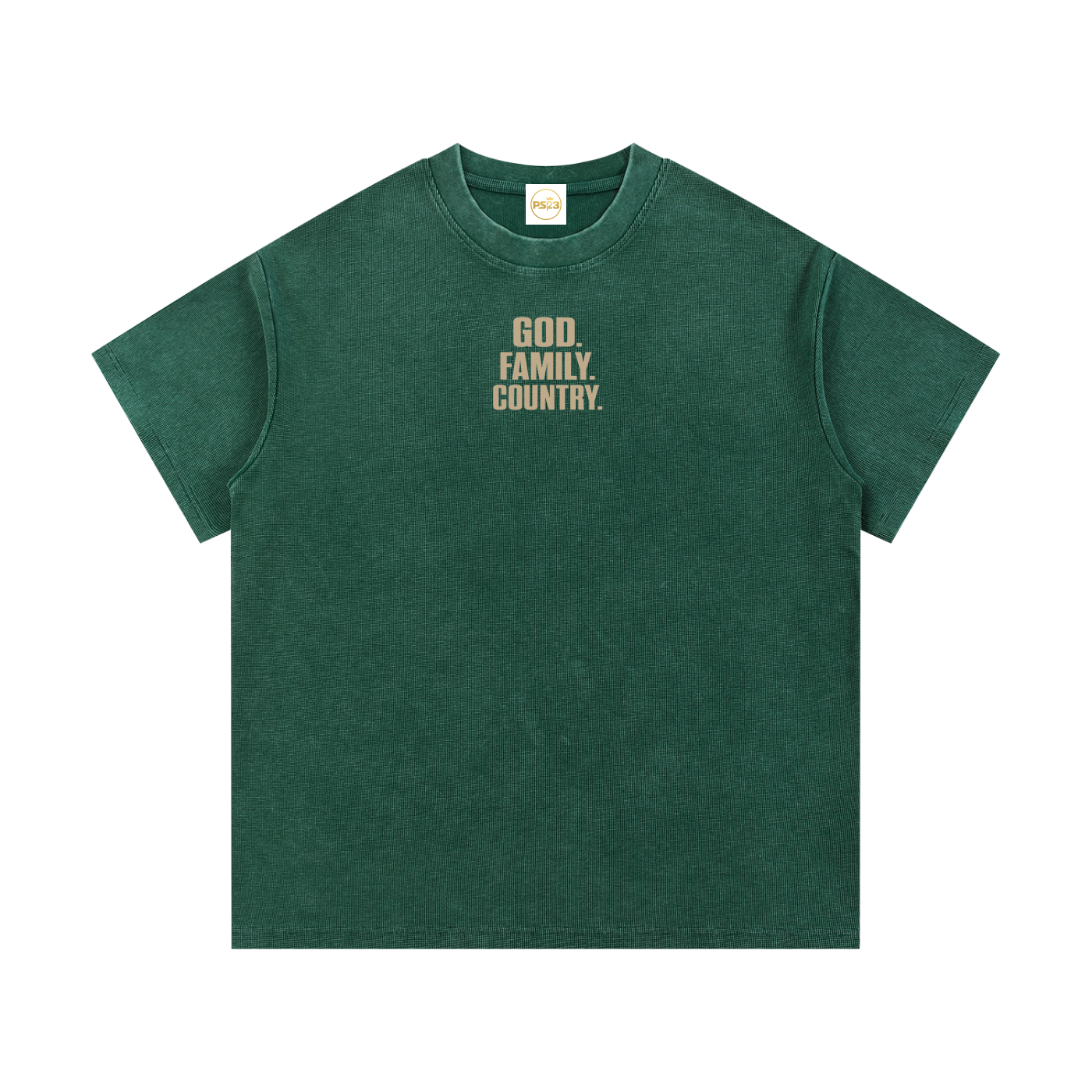 PS23 GFC Mineral Wash Waffle Knit T-Shirt