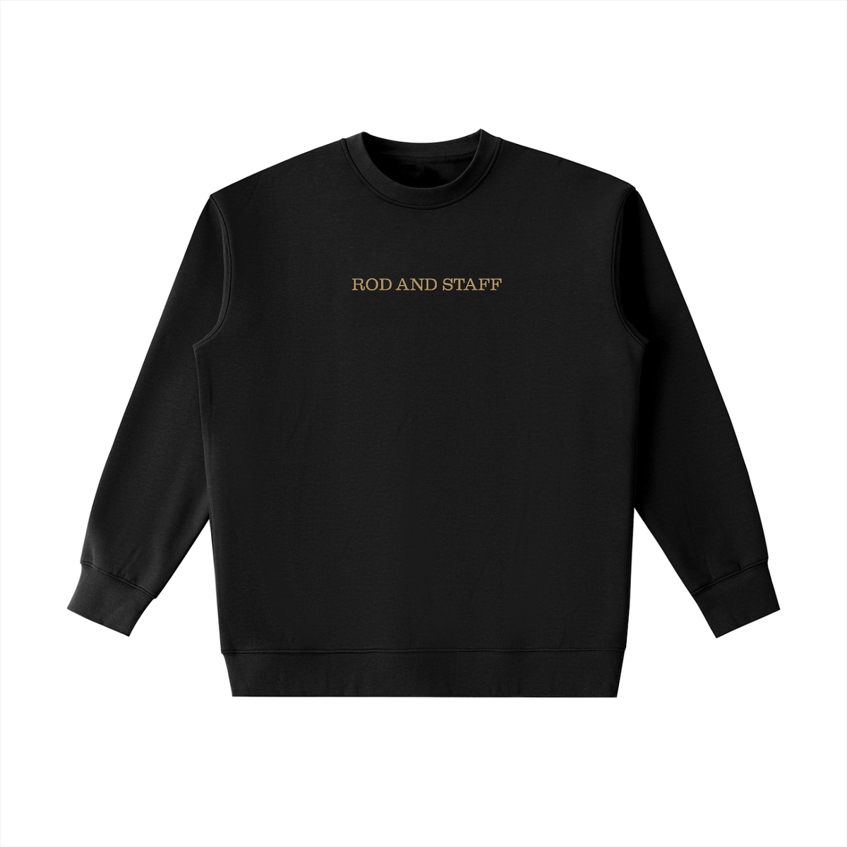PS23 Embroidery Rod and staff Essential Heavyweight Crewneck Sweatshirt