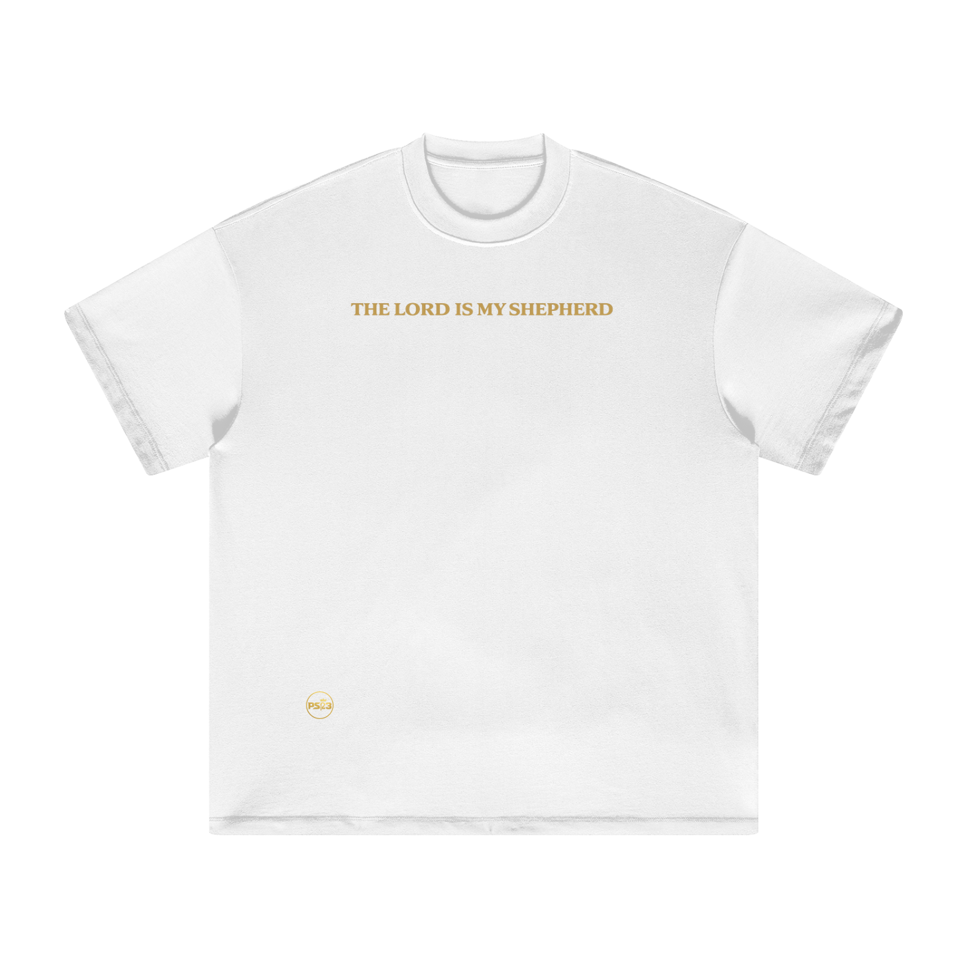 PS23 The Lord is my shepherd Heavyweight Earth Tone T-Shirt