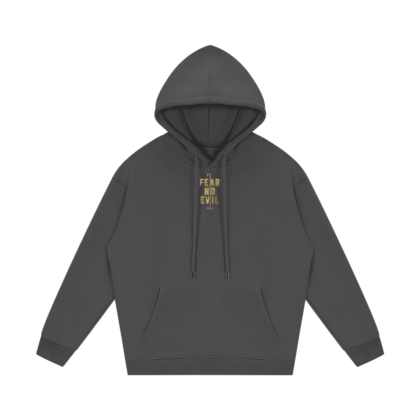 PS23 Fear no evil Streetwear Unisex Fleece Hoodie