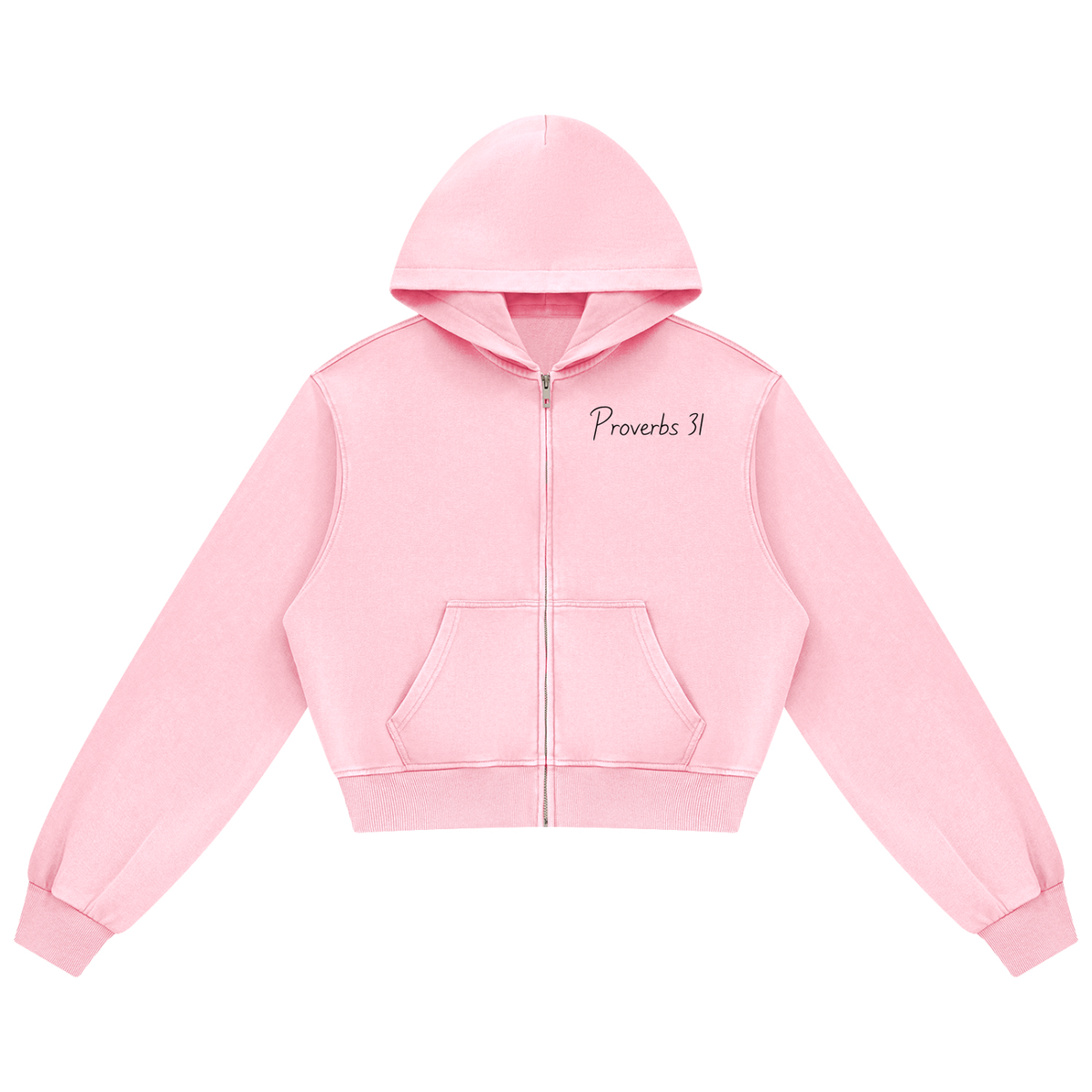 PS23 Proverbs 31 Women's Mineral Wash Full Zip Hoodie