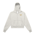 PS23 Hebrew Favour Women Fleeced Zip-Up Cropped Hoodie