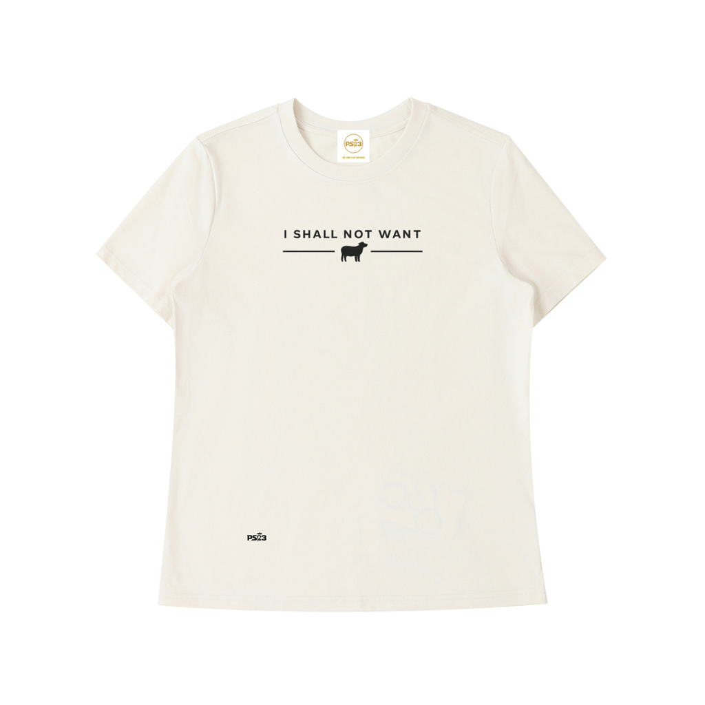 PS23 Women I shall not want Essential Standard Shoulder T-Shirt