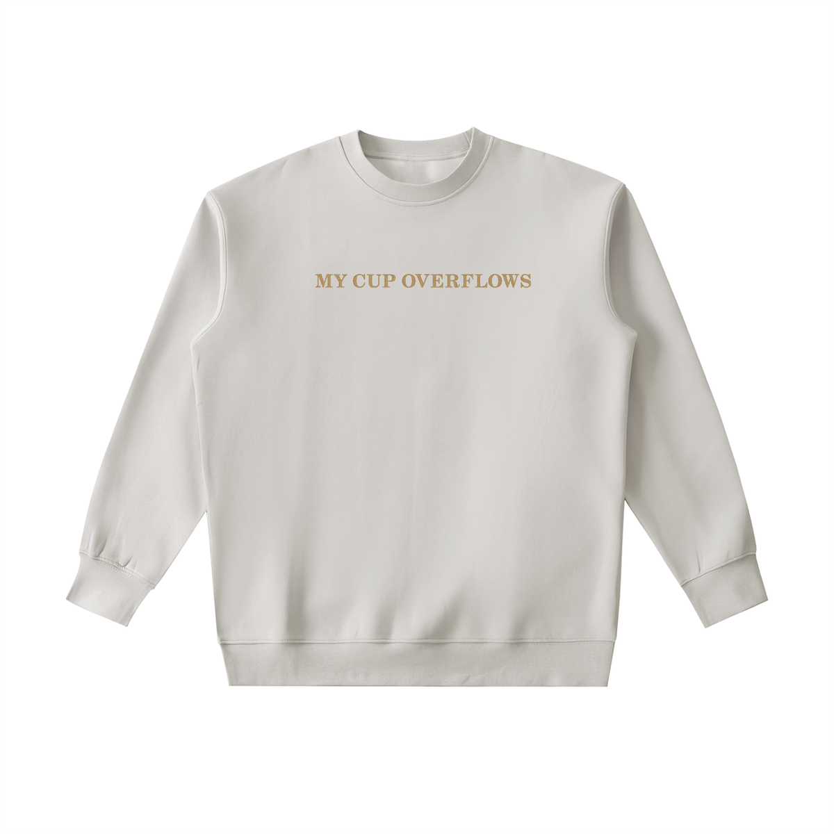 PS23 Embroidery My cup overflows Essential Heavyweight Crewneck Sweatshirt