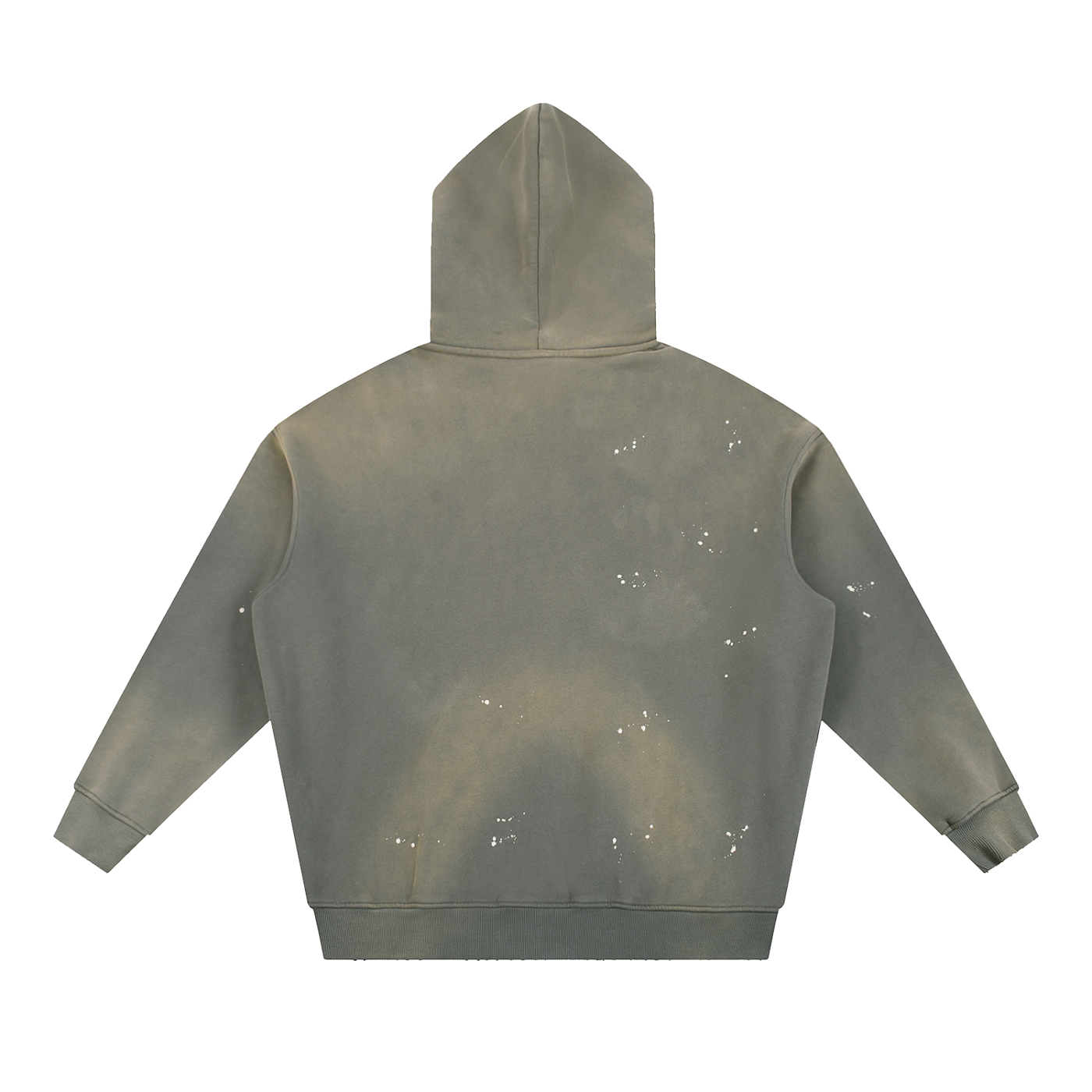 PS23 Hebrew Psalm 23:1 Vintage Washed Frayed Fleece Hoodie