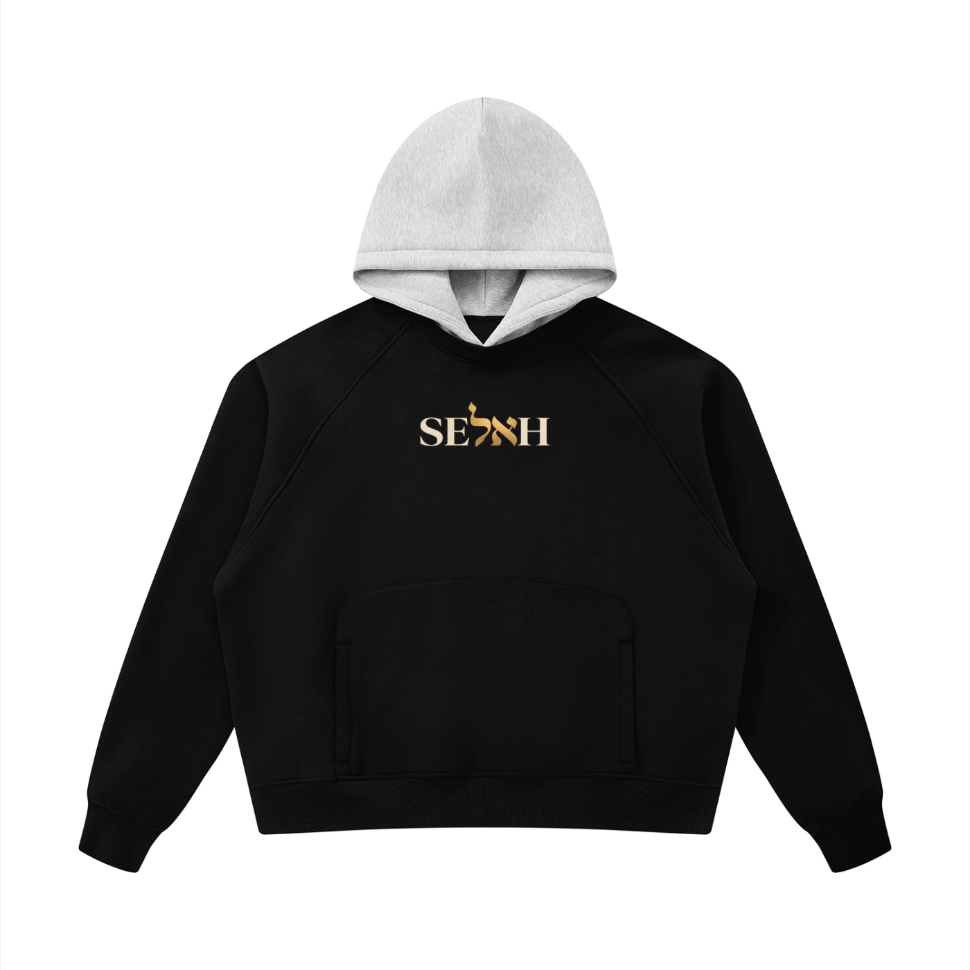 PS23 Bilingual Concept Selah Unisex Fleece Raglan Color Block Hoodie