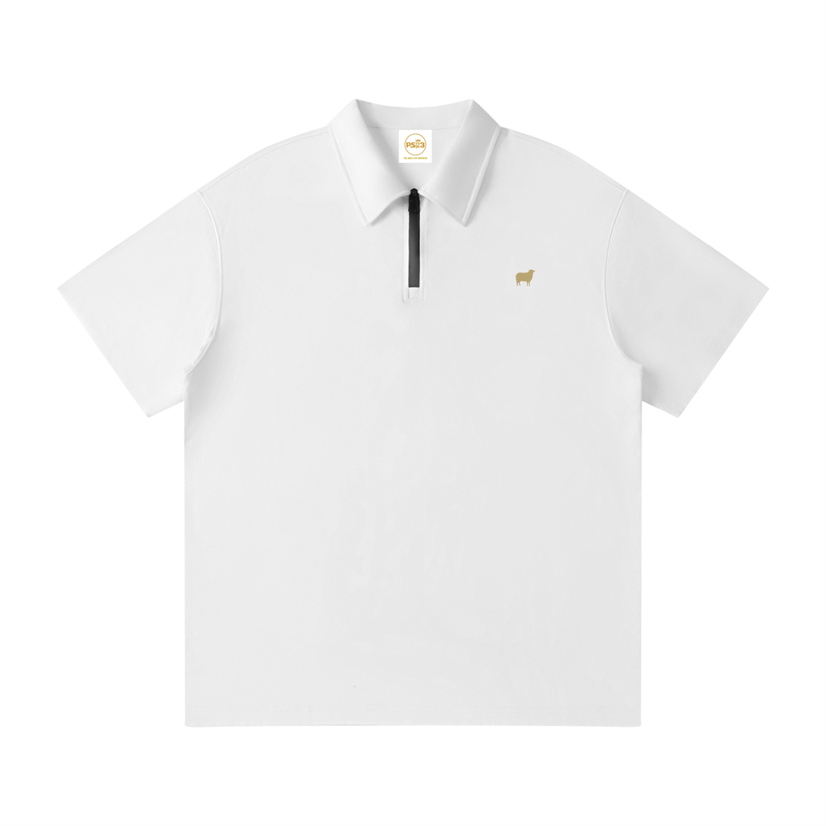PS23 Sheep Unisex Quarter-Zip Polo Shirt