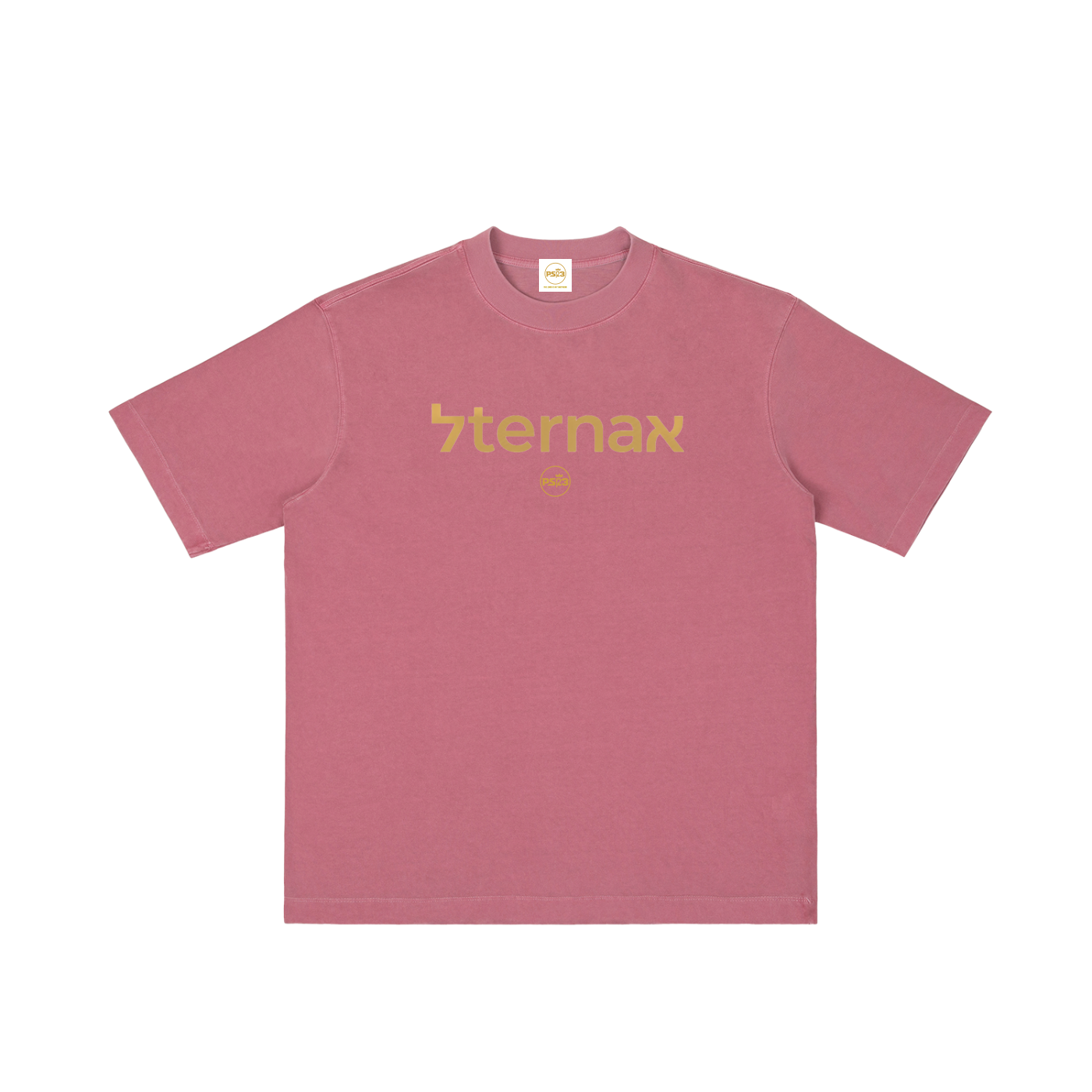 PS23 Bilingual Concept Eternal Vintage Wash Drop Shoulder T-shirt