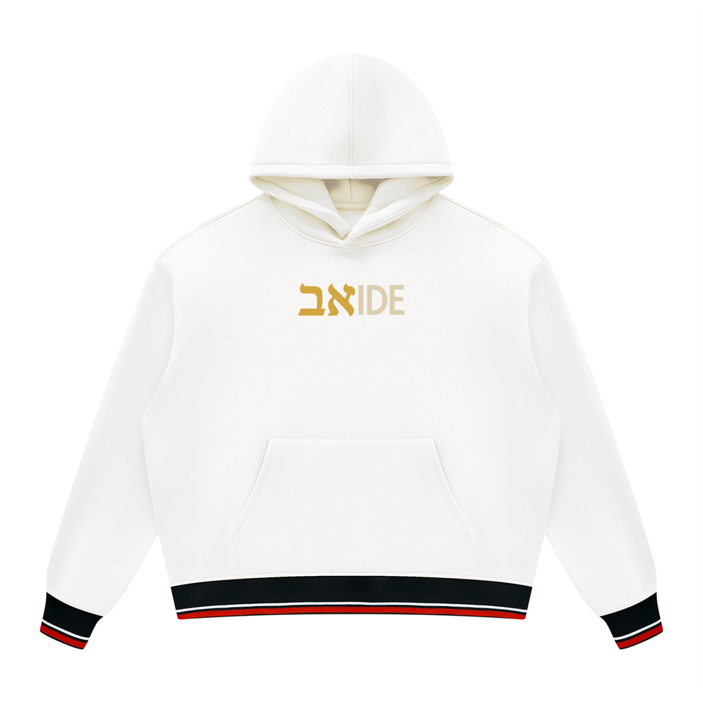 PS23 Bilingual Concept ABIDE Unisex Oversized Color Block Fleece Hoodie