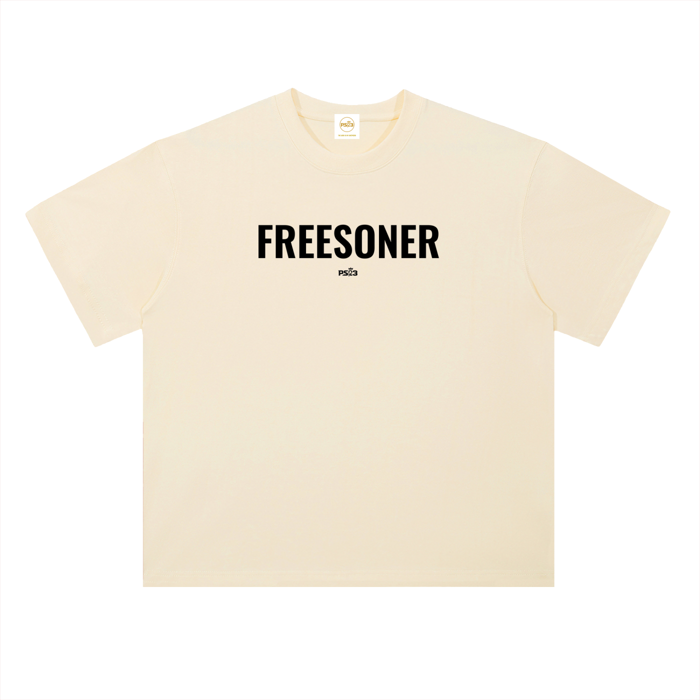 PS23 Freesoner Heavyweight Drop Shoulder Cotton T-Shirt