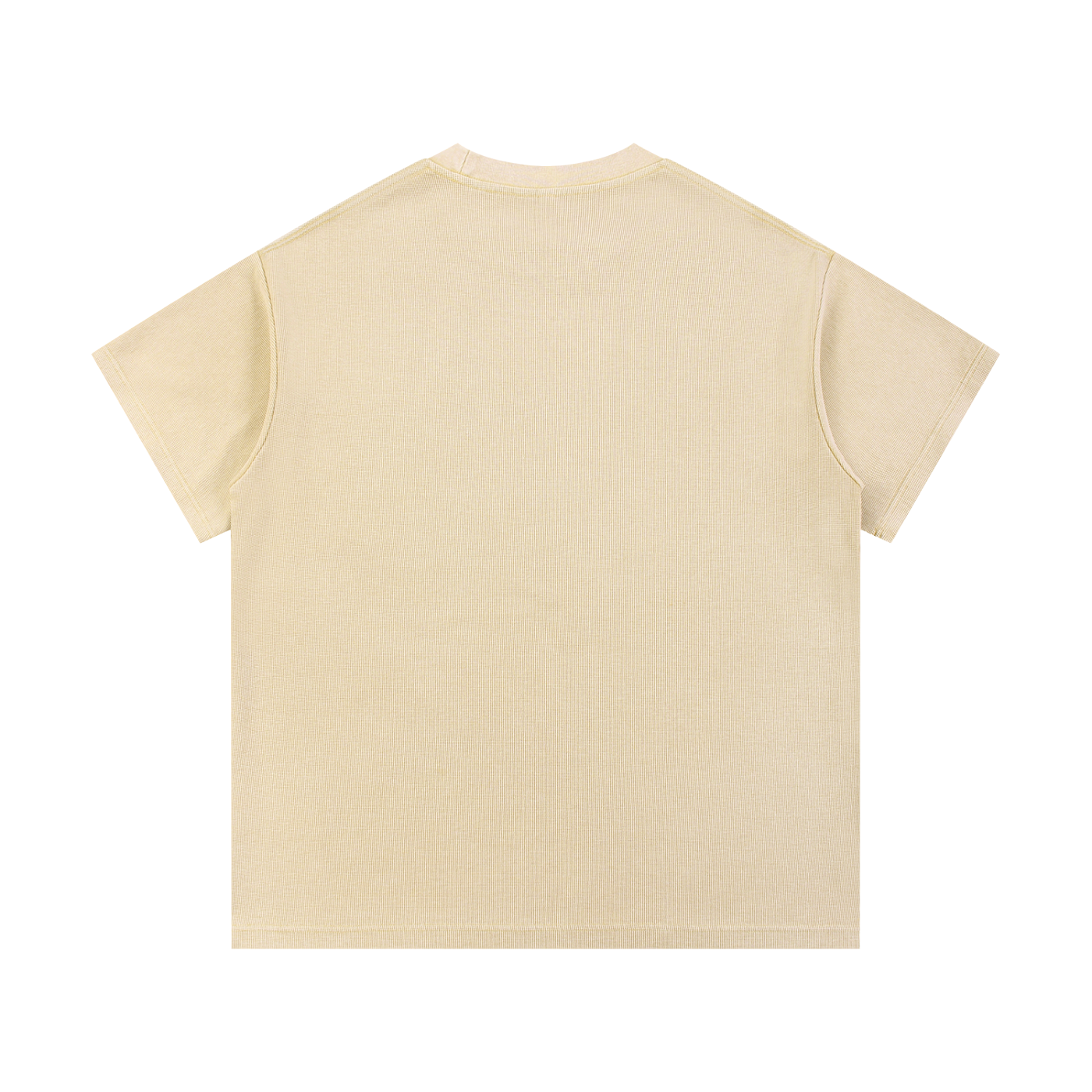PS23 Bilingual eternal Mineral Wash Waffle Knit T-Shirt