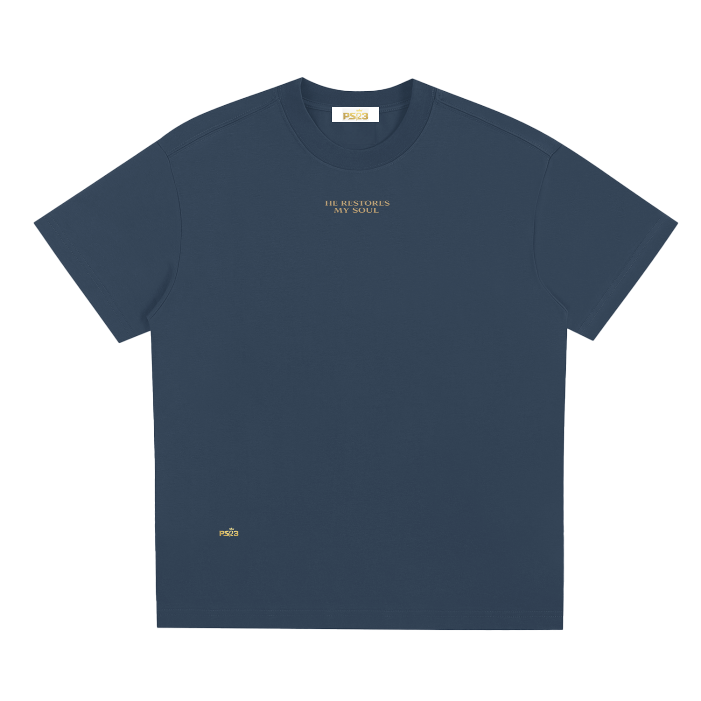 PS23 He restores my soul Sorona Quick-Dry Cooling T-Shirt