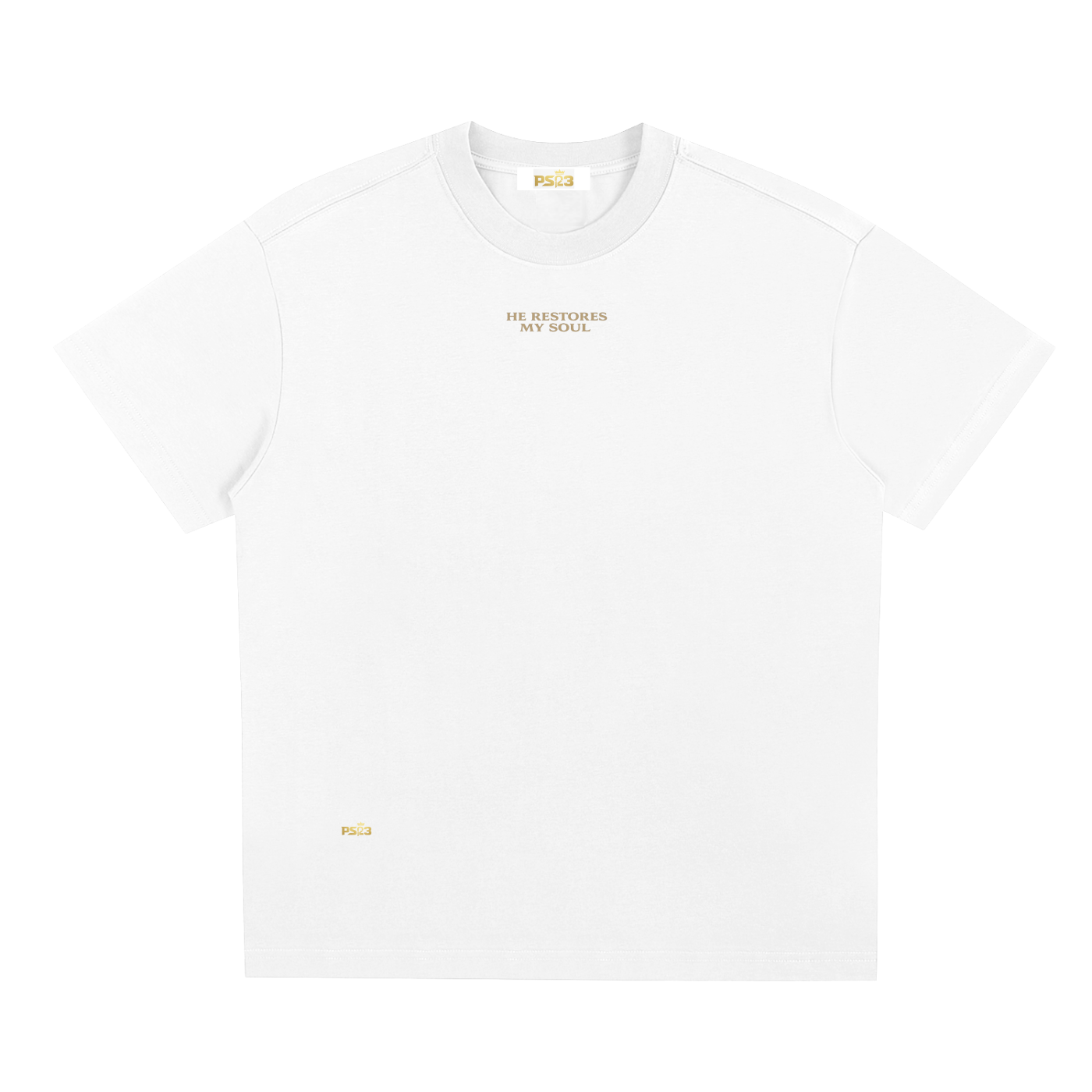 PS23 He restores my soul Sorona Quick-Dry Cooling T-Shirt
