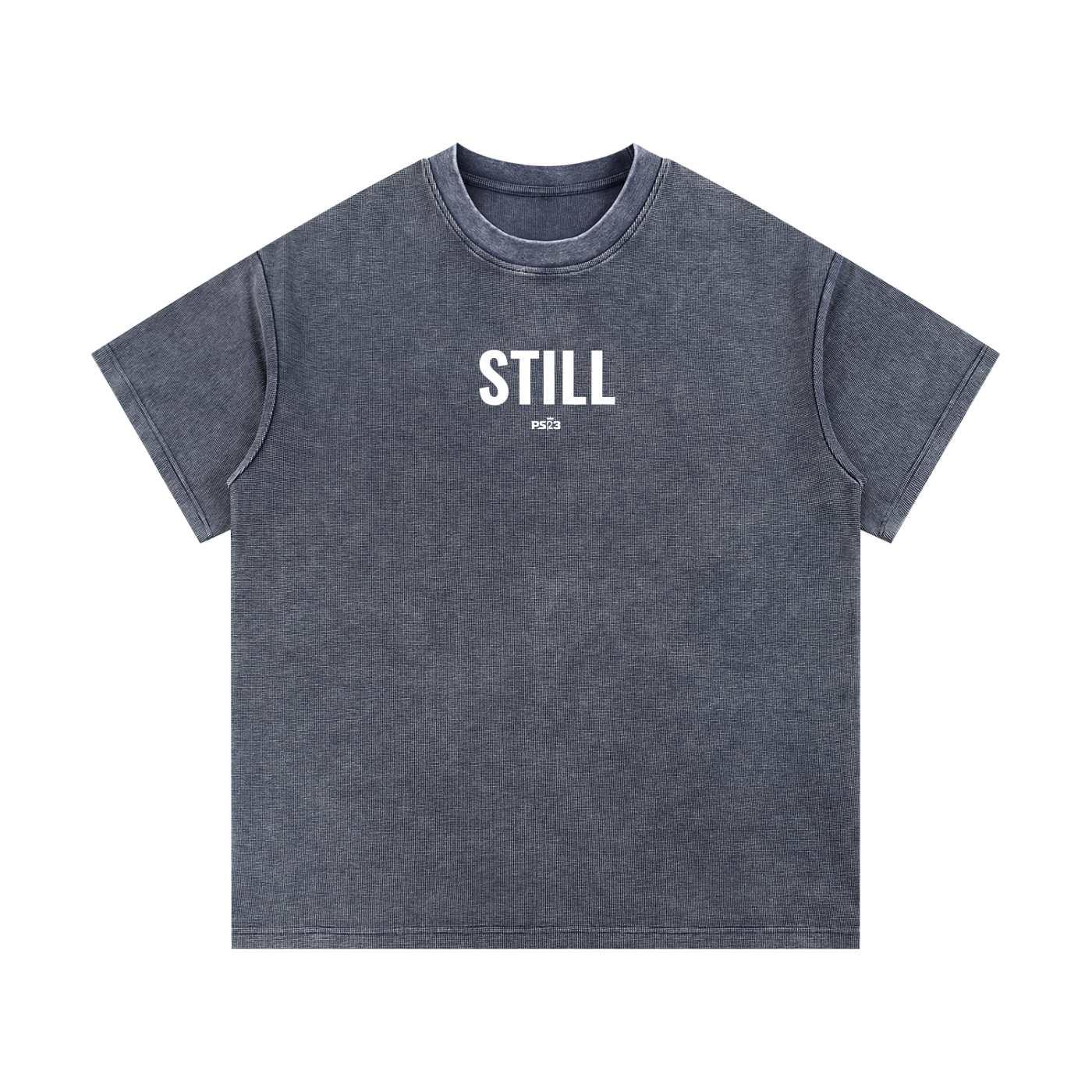PS23 STILL Mineral Wash Waffle Knit T-Shirt
