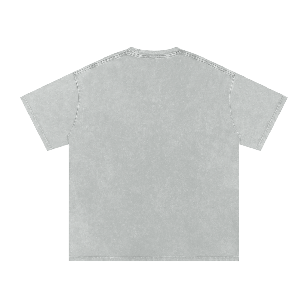 PS23 Embroidery My cup overflows Snow Washed Oversized T-Shirt