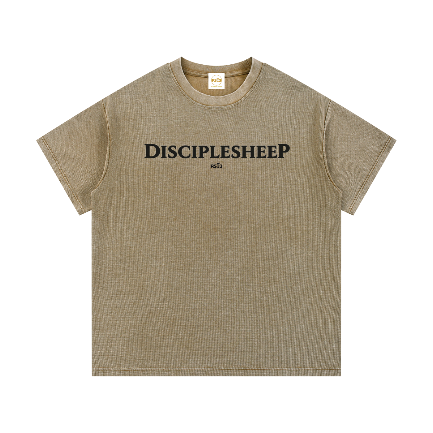 PS23 DisciplesheeP Mineral Wash Waffle Knit T-Shirt
