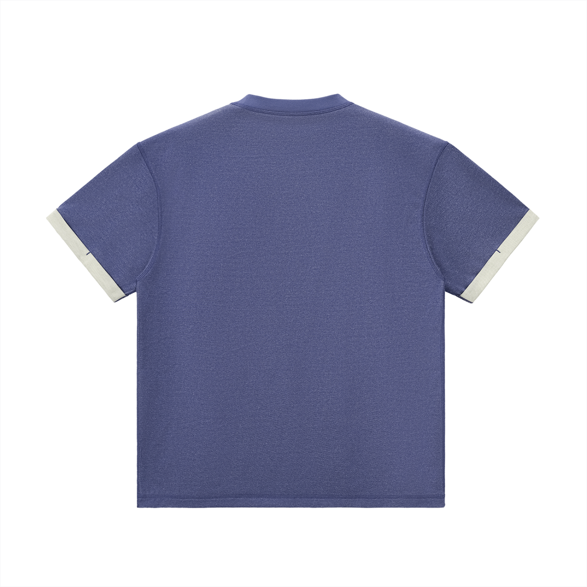 PS23 Hebrew Light Contrast Cuff Cuffed T-Shirt