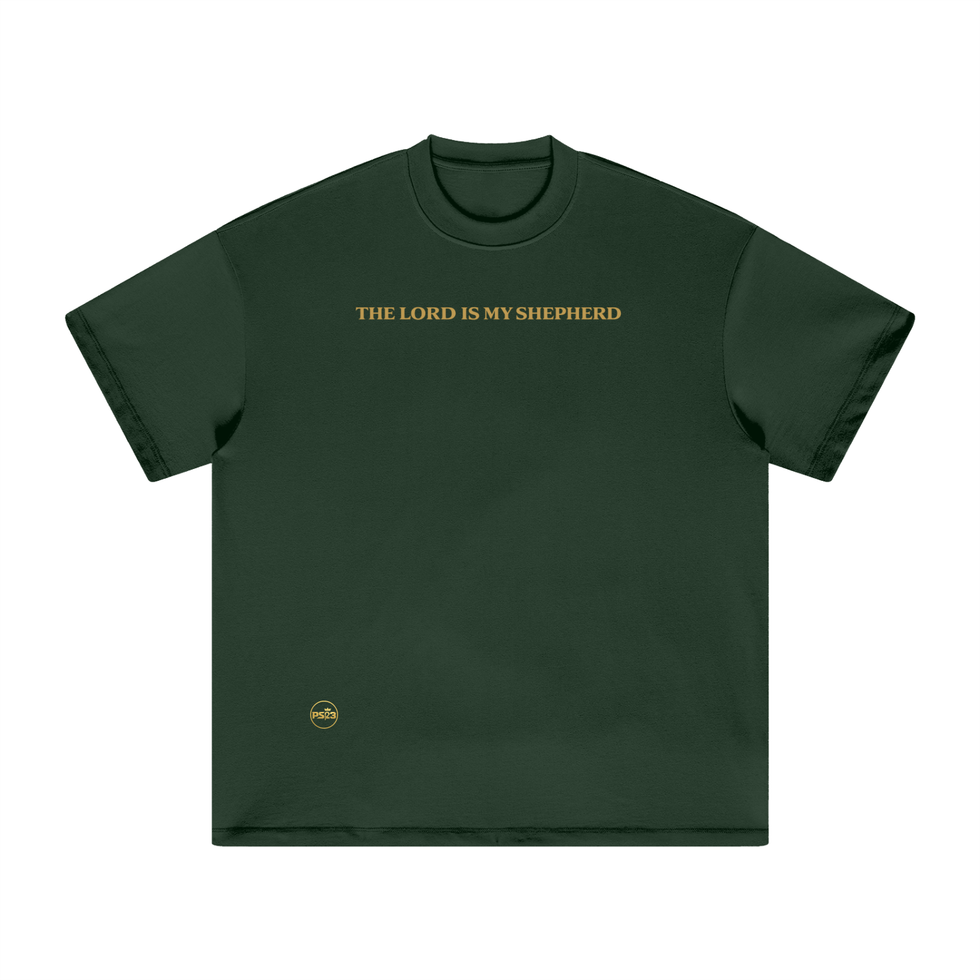 PS23 The Lord is my shepherd Heavyweight Earth Tone T-Shirt