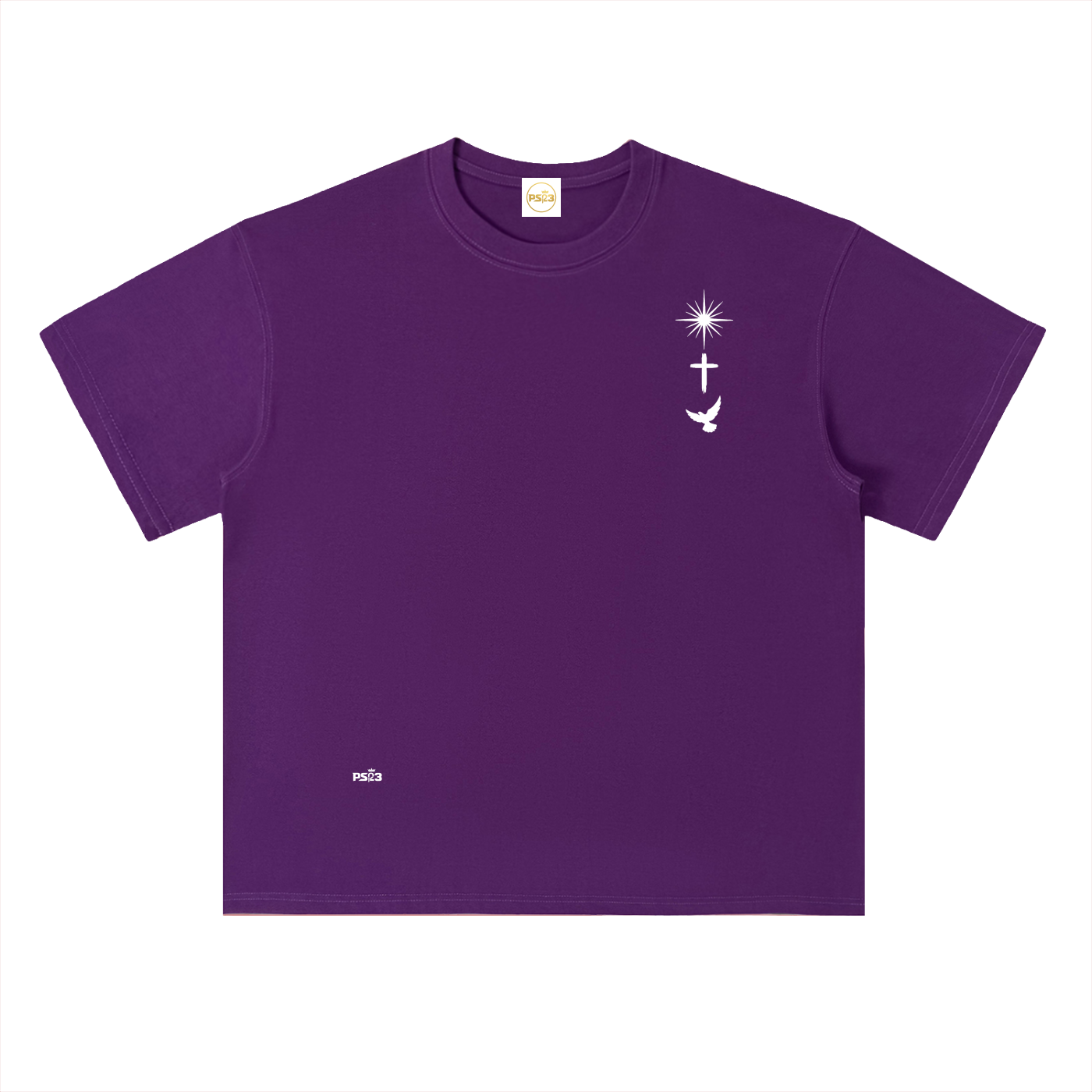 PS23 Trinity Heavyweight Drop Shoulder Cotton T-Shirt