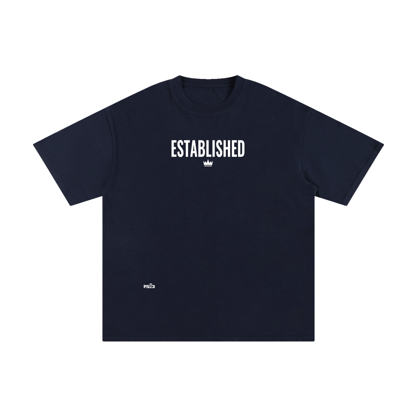 PS23 Established Unisex Pure Cotton T-Shirt