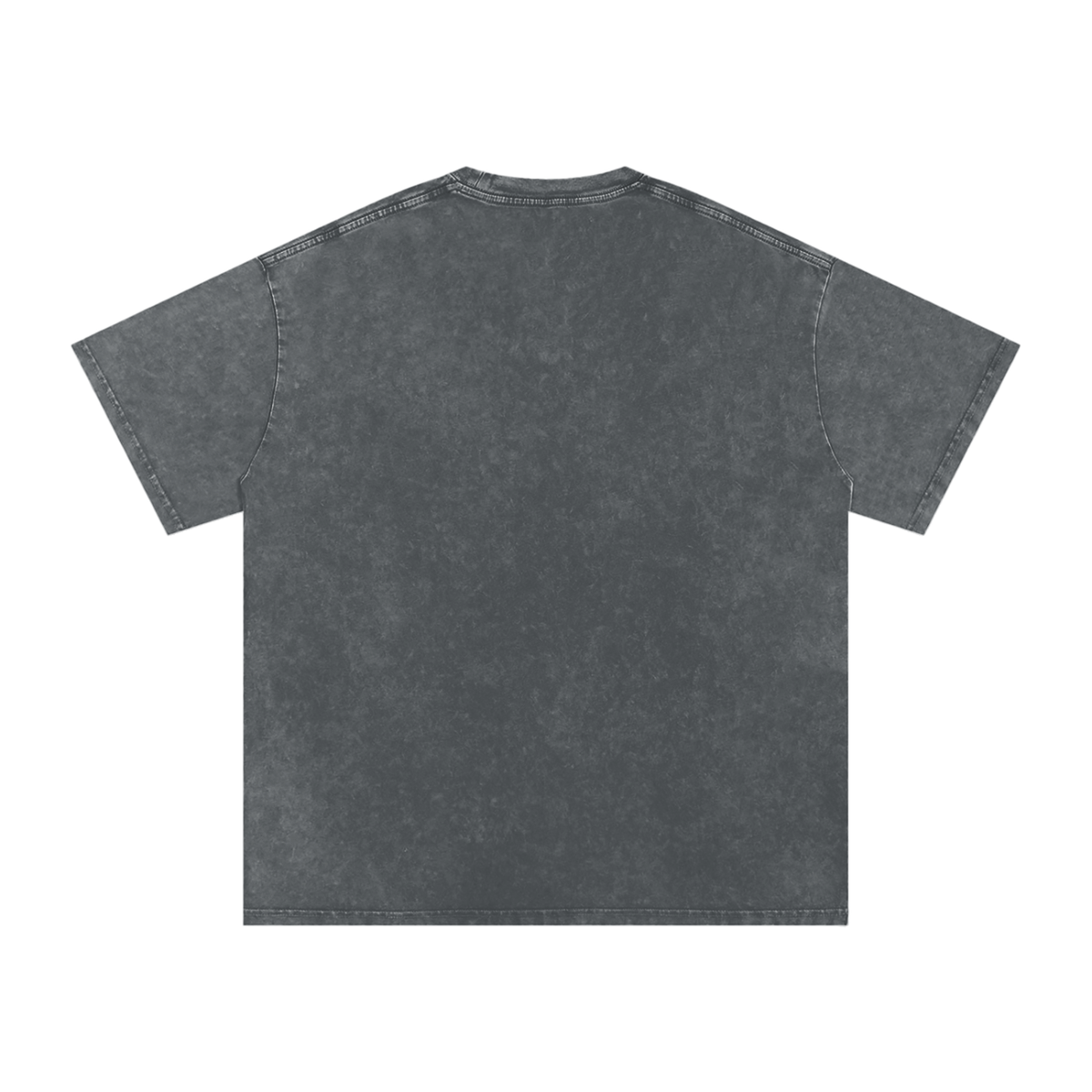 PS23 Embroidery My cup overflows Snow Washed Oversized T-Shirt