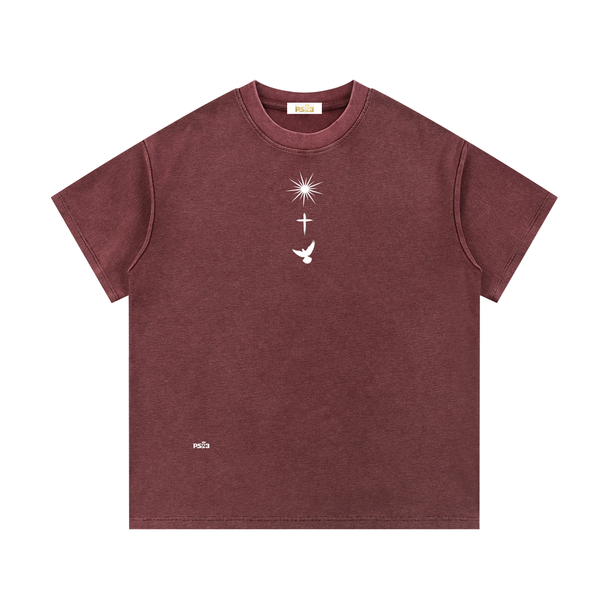 PS23 Trinity Mineral Wash Waffle Knit T-Shirt