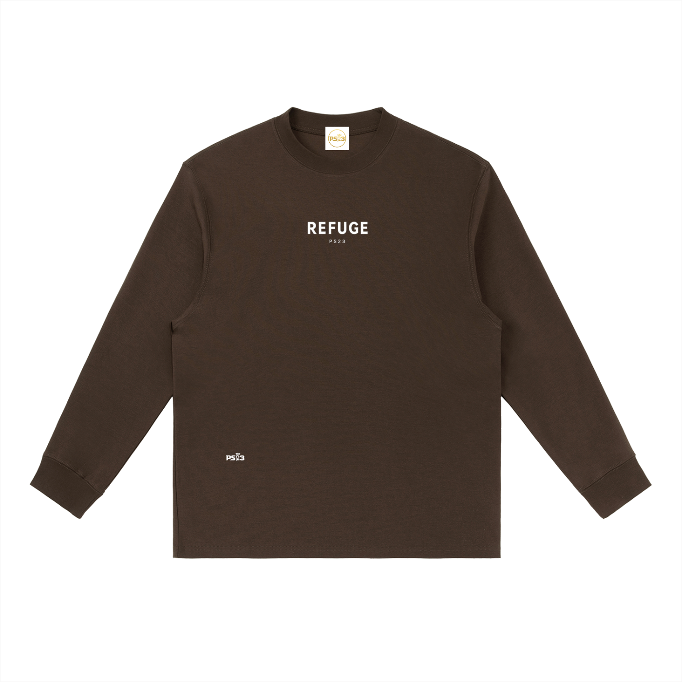 PS23 REFUGE Essential Crewneck Long-Sleeve T-Shirt